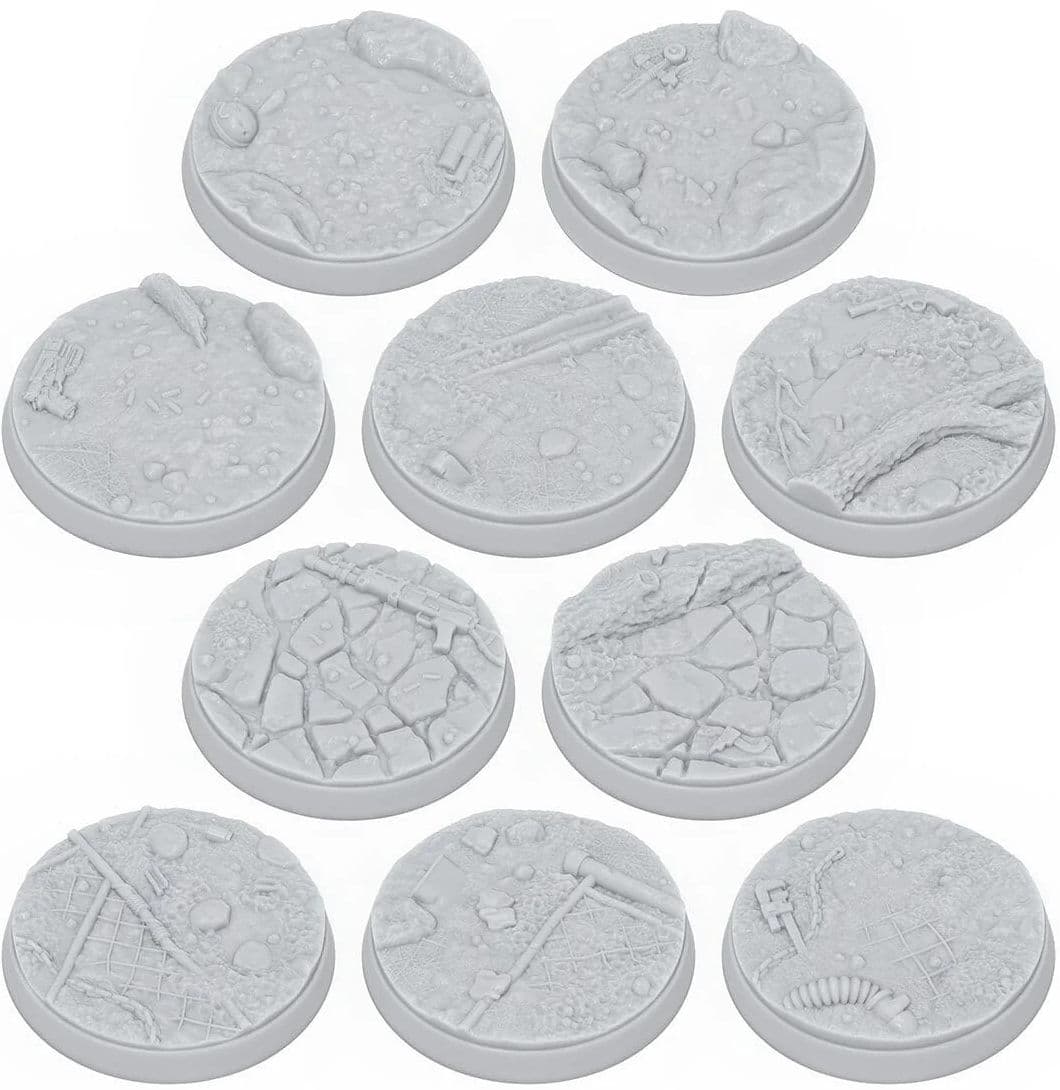 Fallout: Miniatures - 30mm Wasteland Scenic Bases