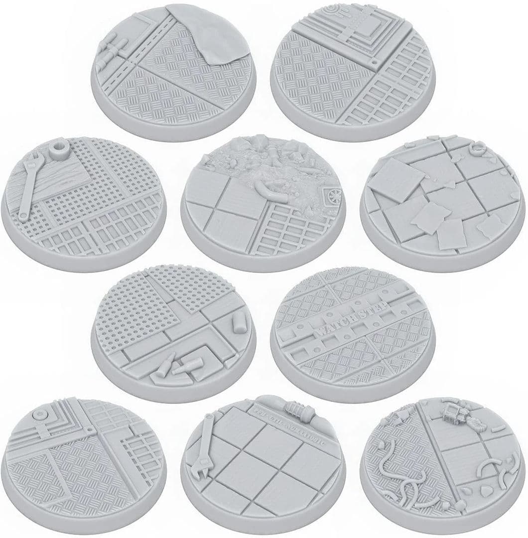 Fallout: Miniatures - 30mm Vault-Tec Scenic Bases