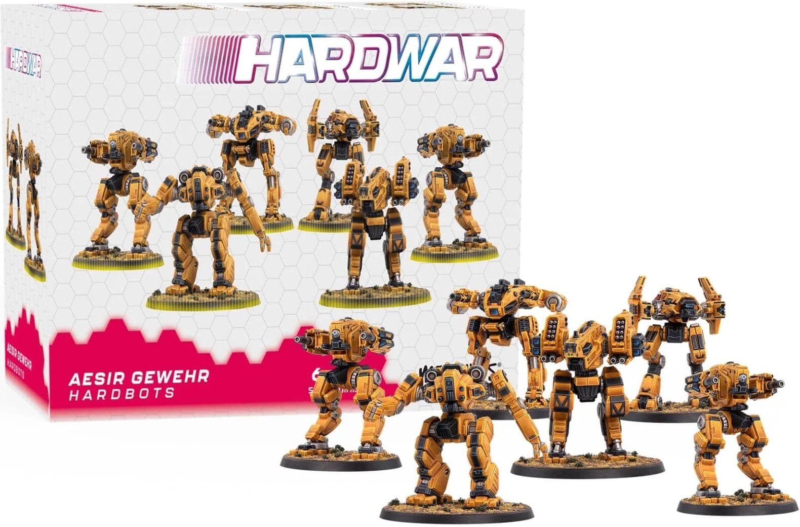 Hardwar - Aesir Gewehr Hardbots Miniatures Set - Image 1