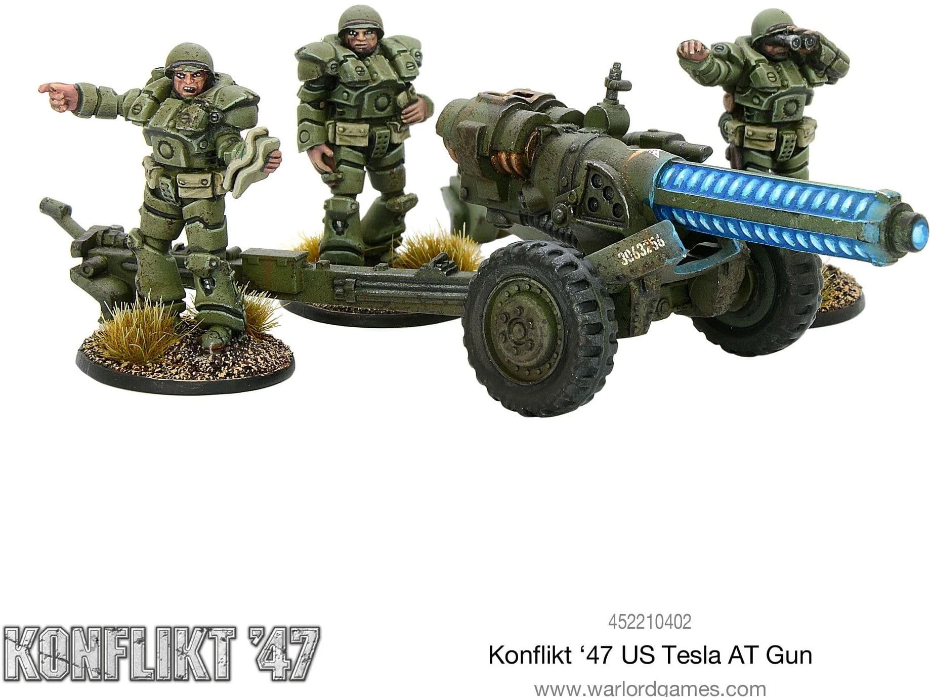 US M17 Tesla Cannon Team - Image 1