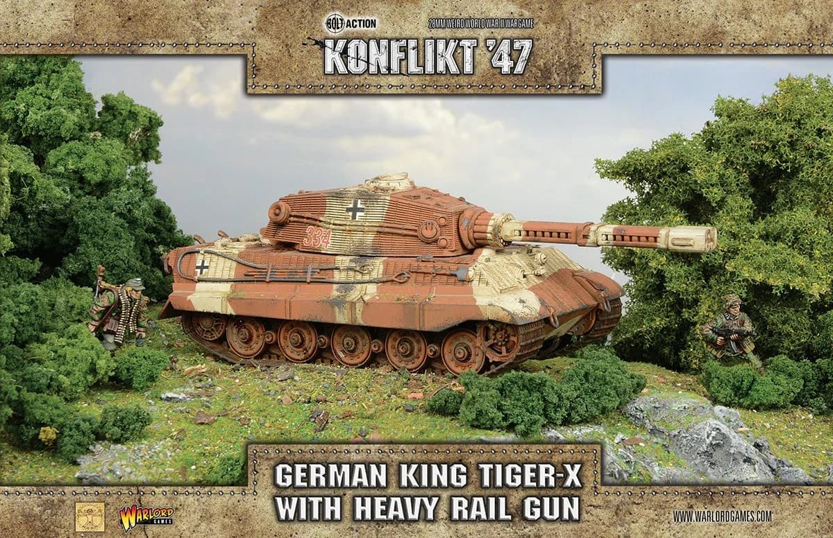 King Tiger-X with heavy rail gun - Image 1