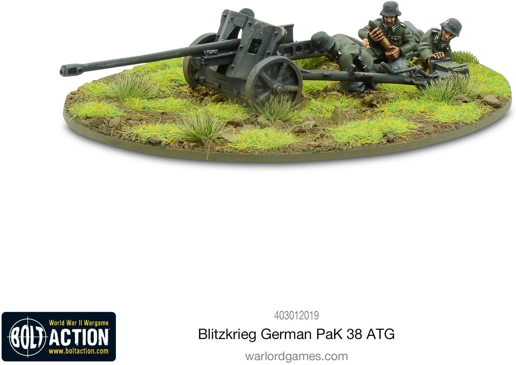Blitzkrieg German Pak 38 5cm anti-tank gun (1941-42)
