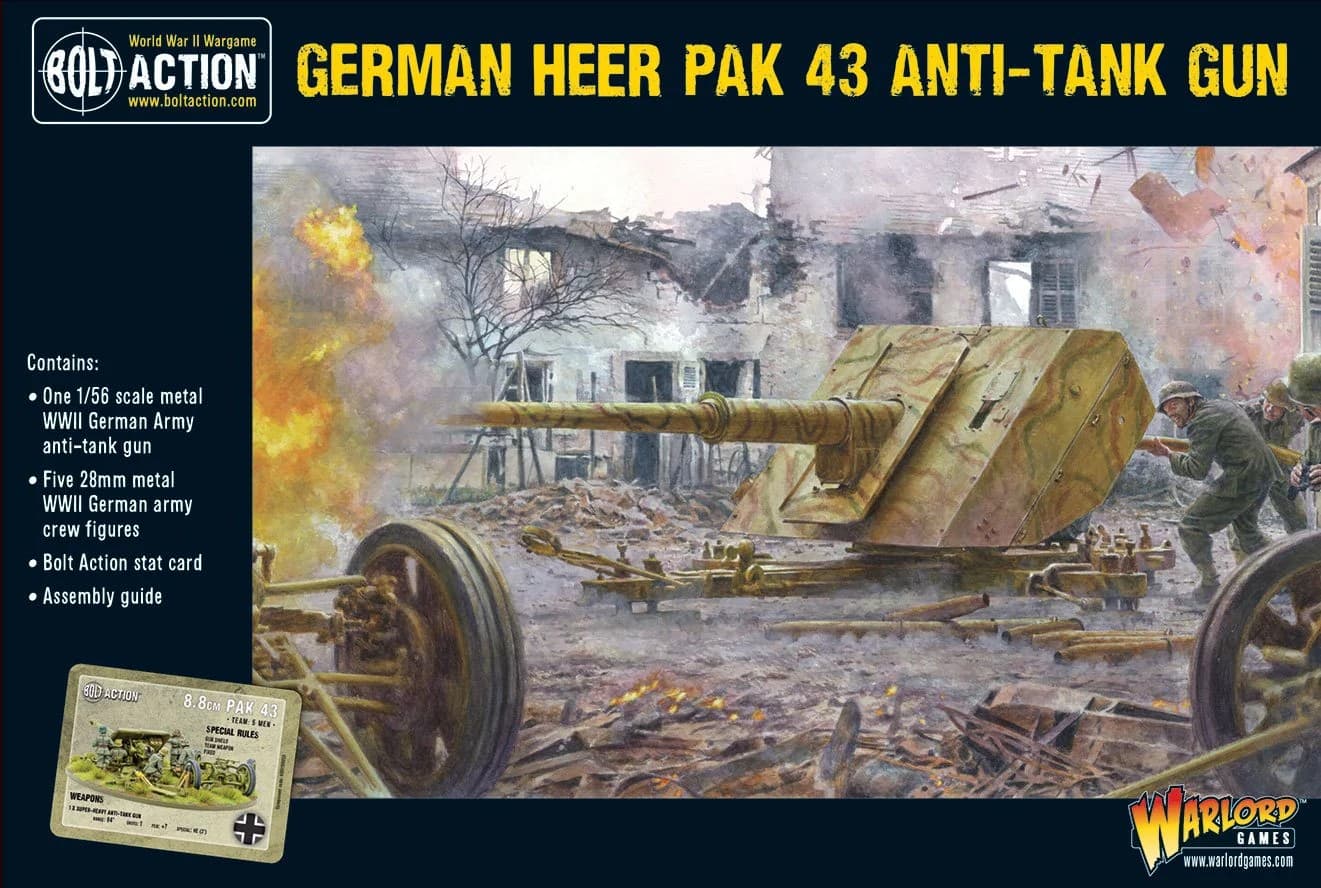 German Heer Pak 43 anti-tank gun - Image 1