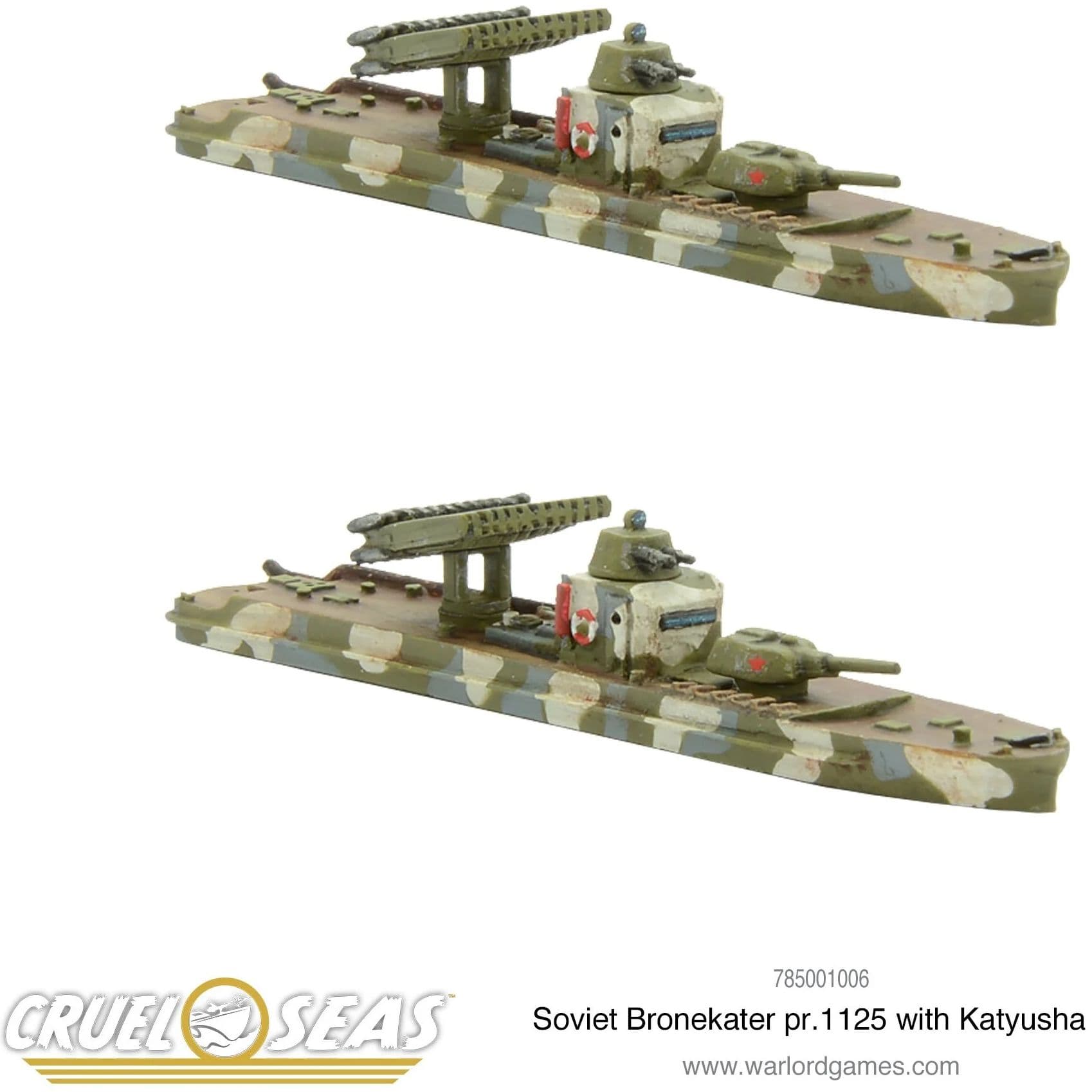 Cruel Seas: Soviet Bronekater pr.1125 with Katyusha