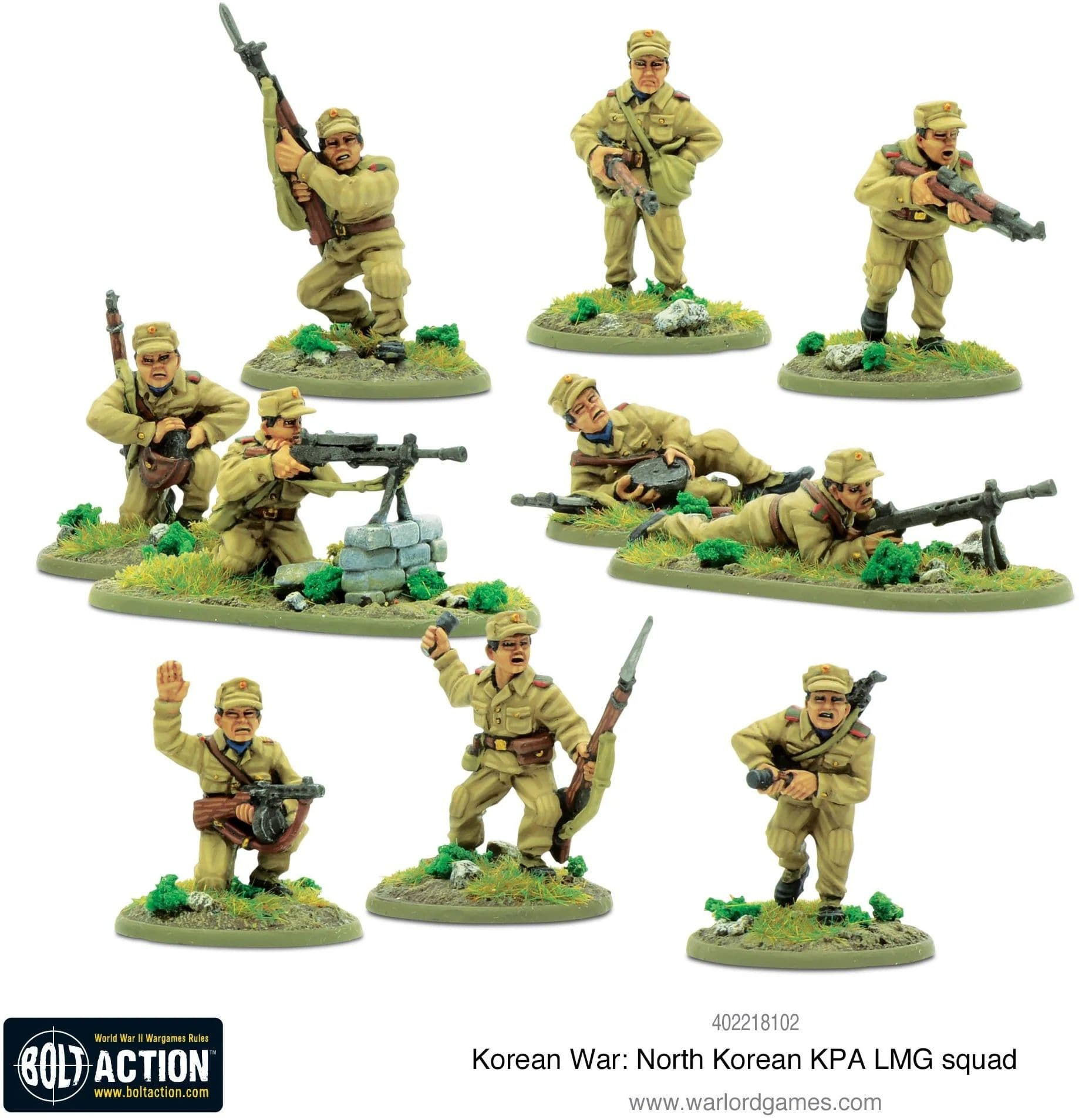 Korean War: North Korean KPA LMG squad - Image 1