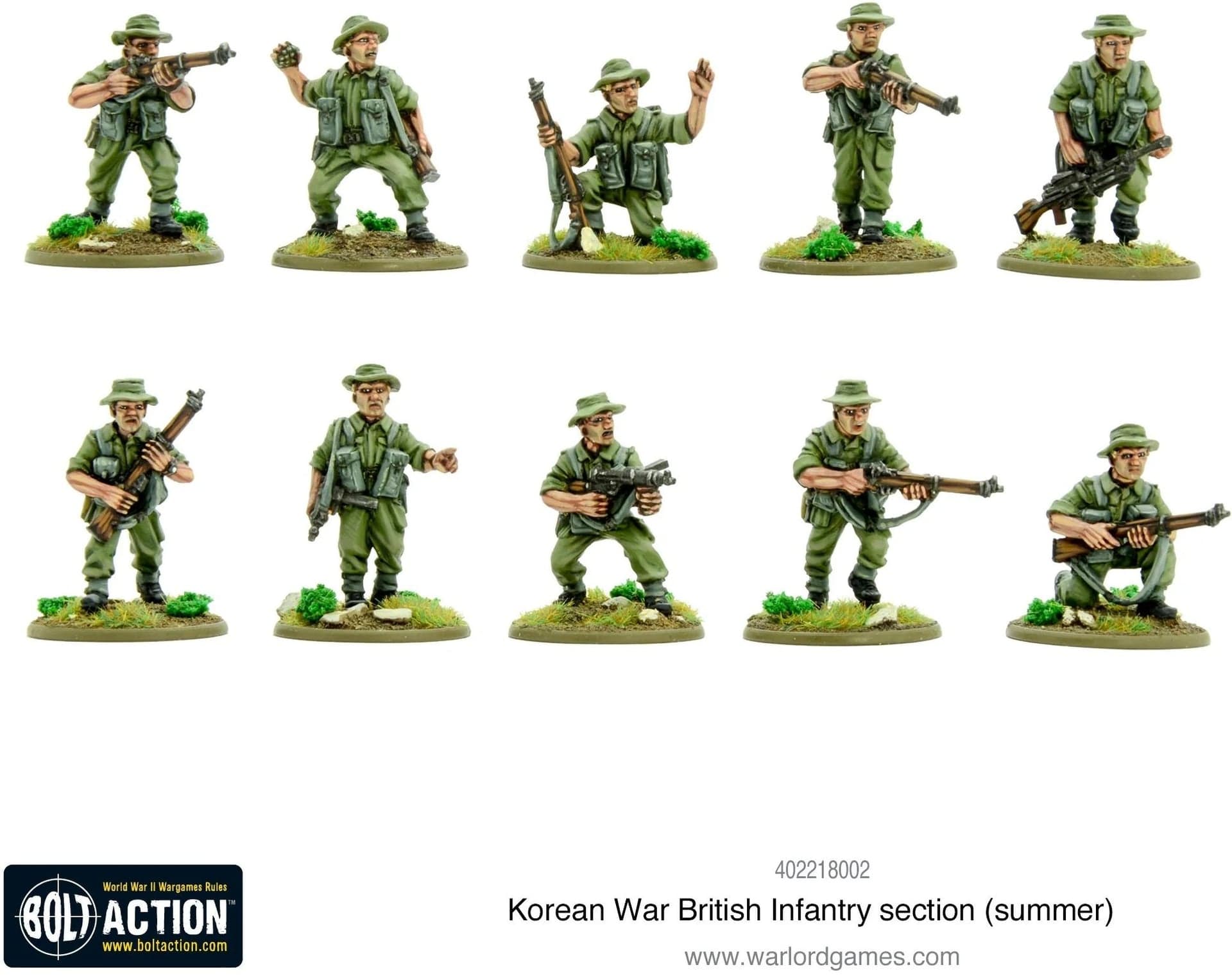 Korean War British Infantry section (summer)