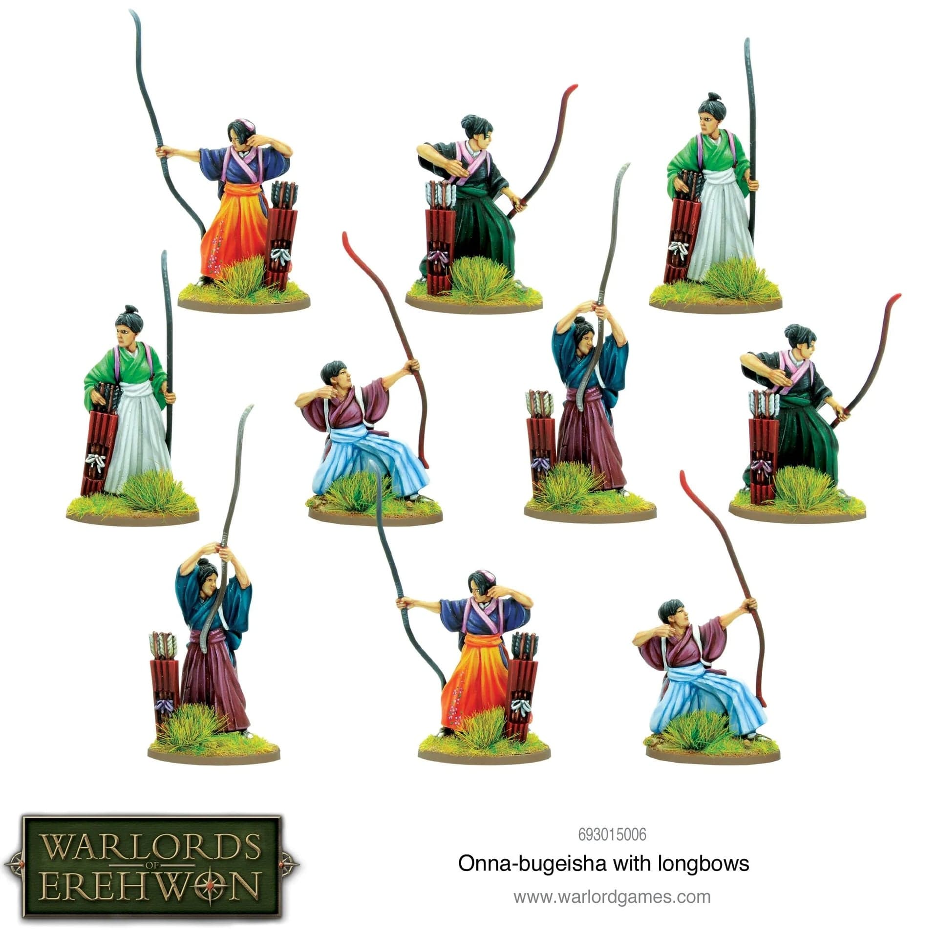 Warlord of Erehwon: Onna-bugeisha with longbows - Image 1