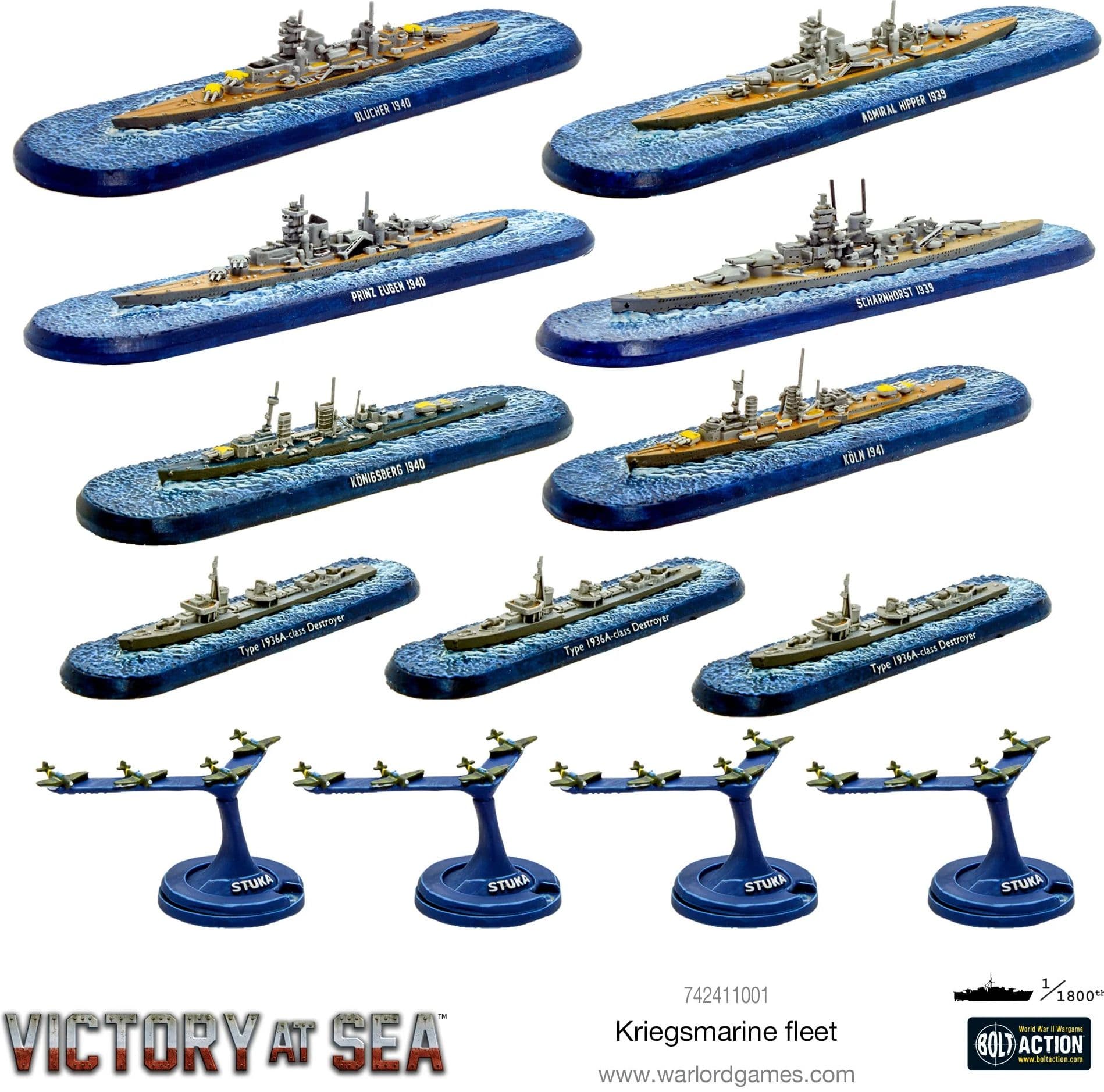 Victory at Sea Kriegsmarine fleet - Image 1