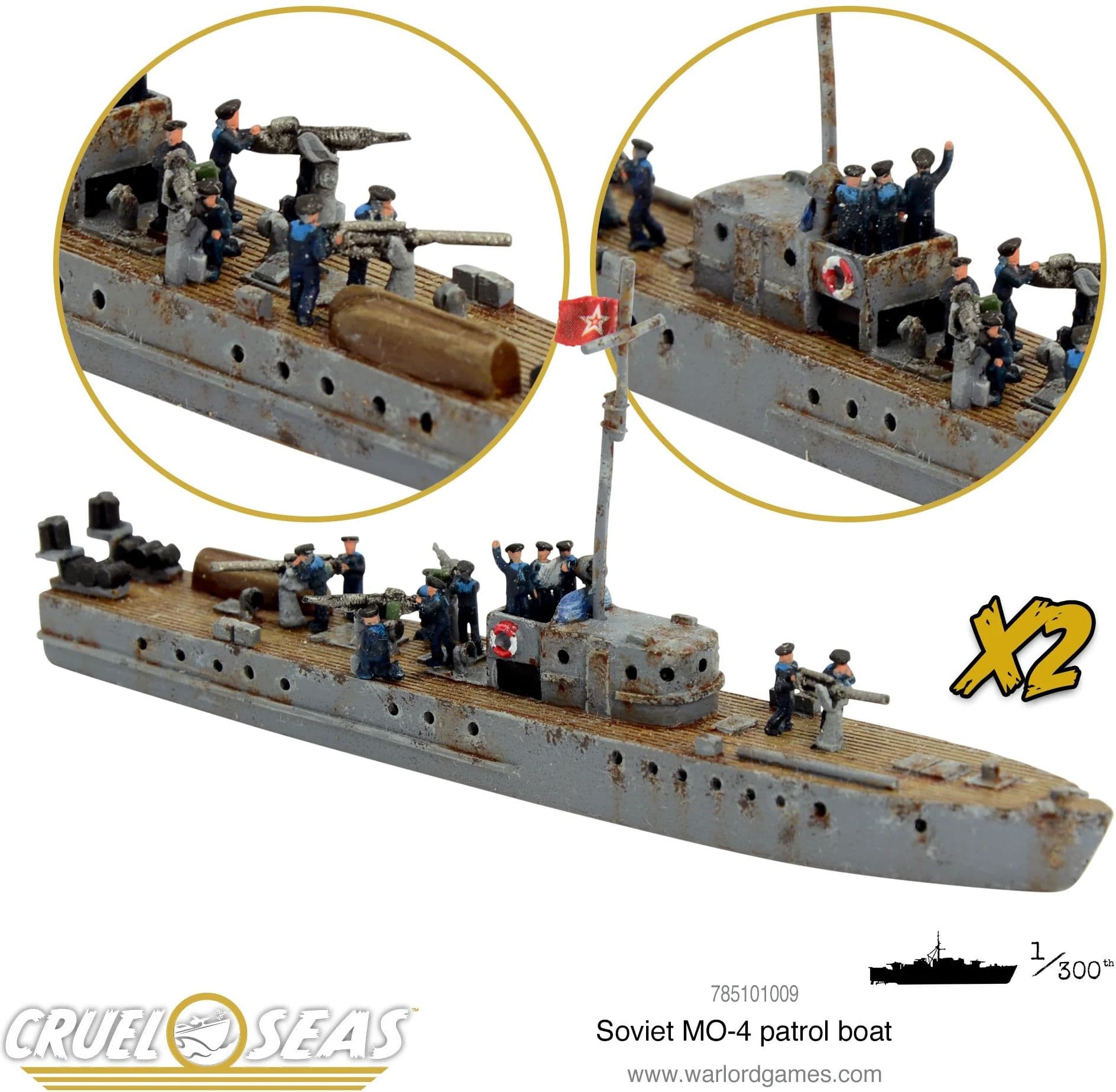 Cruel Seas: Soviet MO-4 patrol boat - Image 1