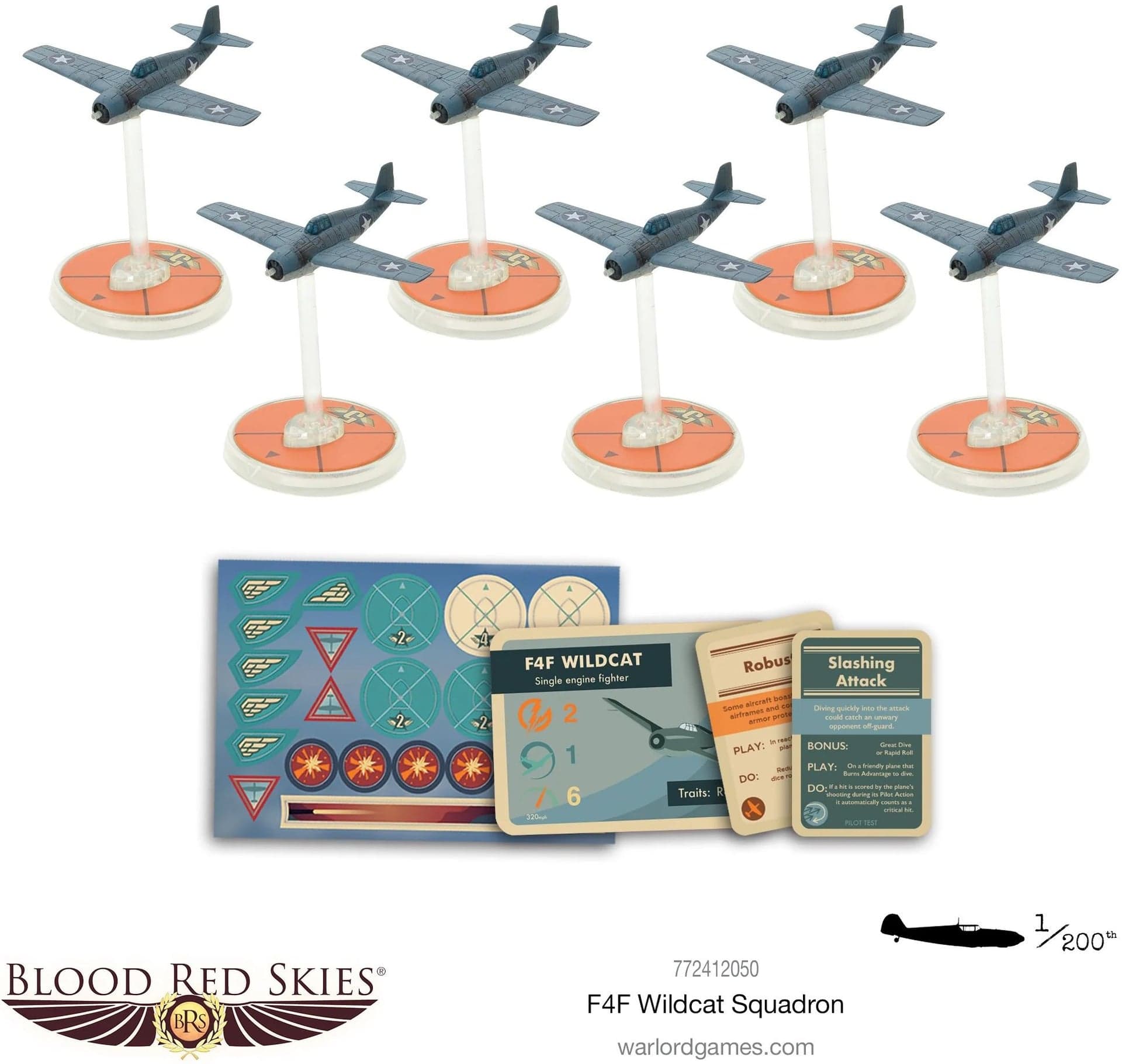 Blood Red Skies Grumman F4F Wildcat Squadron