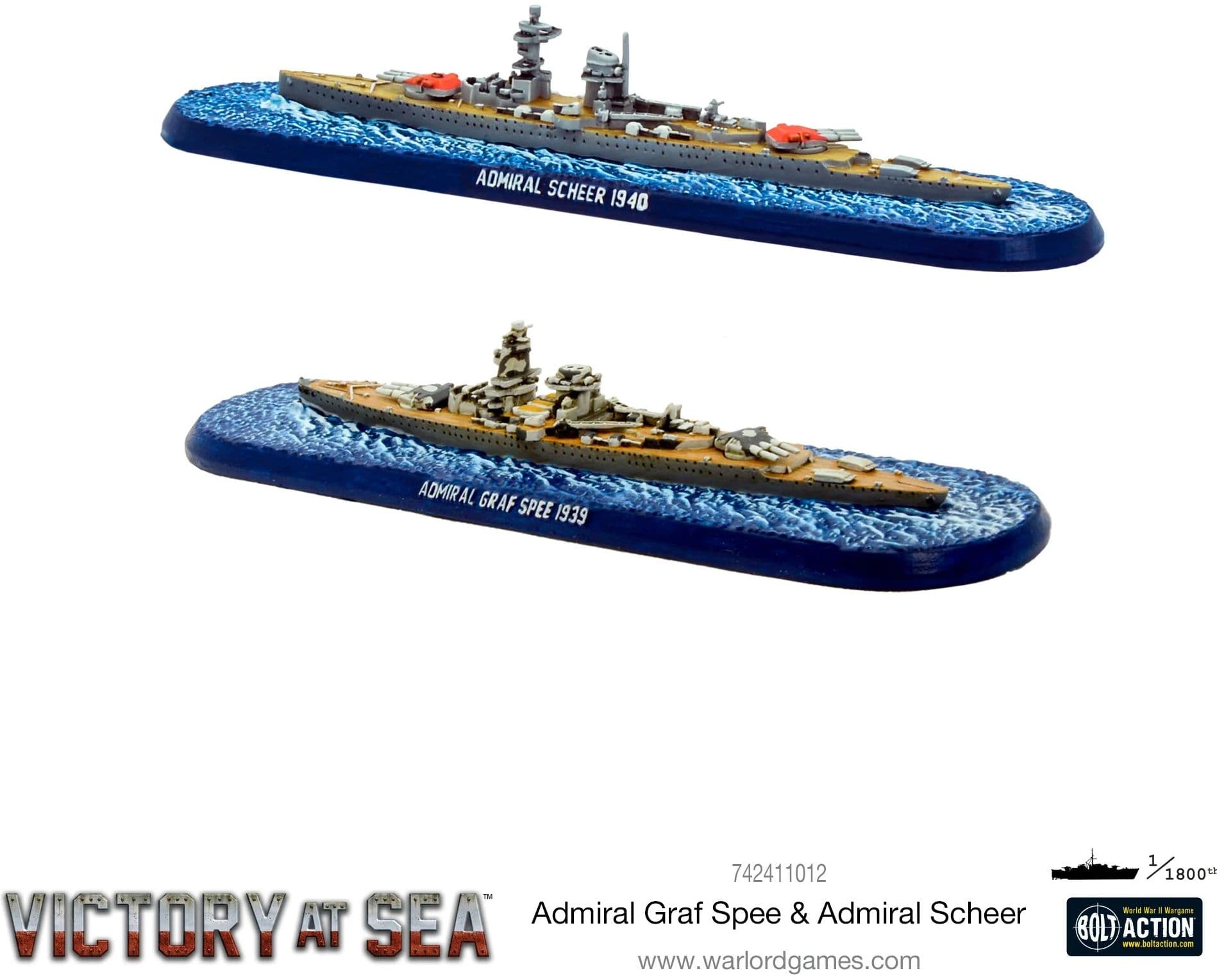 Victory at Sea: Cruisers - Admiral Graf Spee & Admiral Scheer