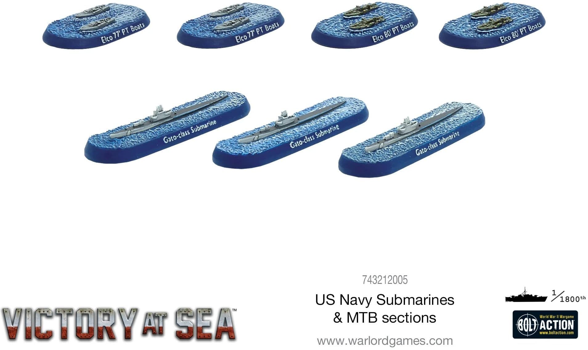 Victory at Sea - US Navy Submarines & MTB sections - Image 1