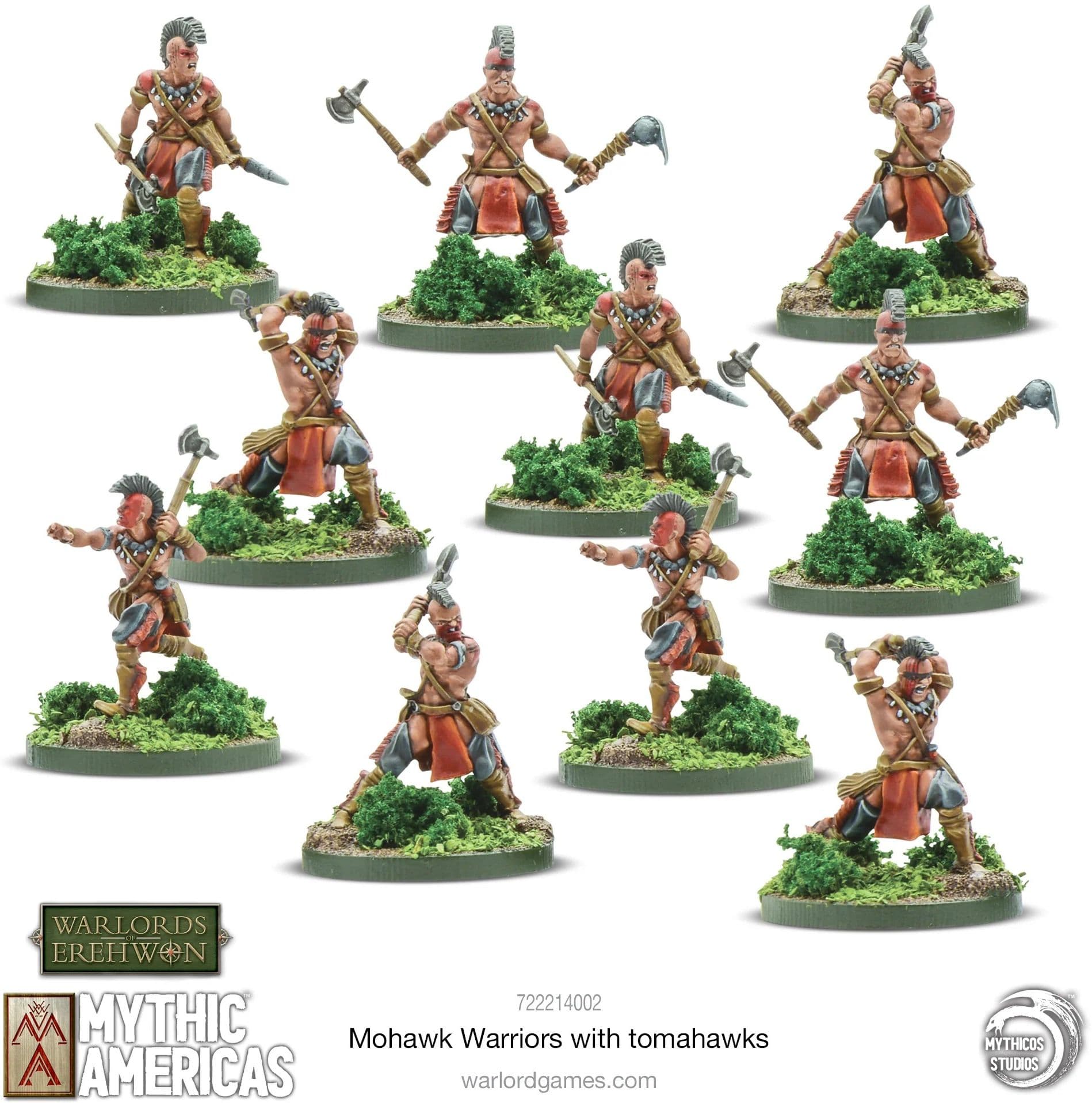 Nations: Mohawk Warriors with Tomahawks - Image 1