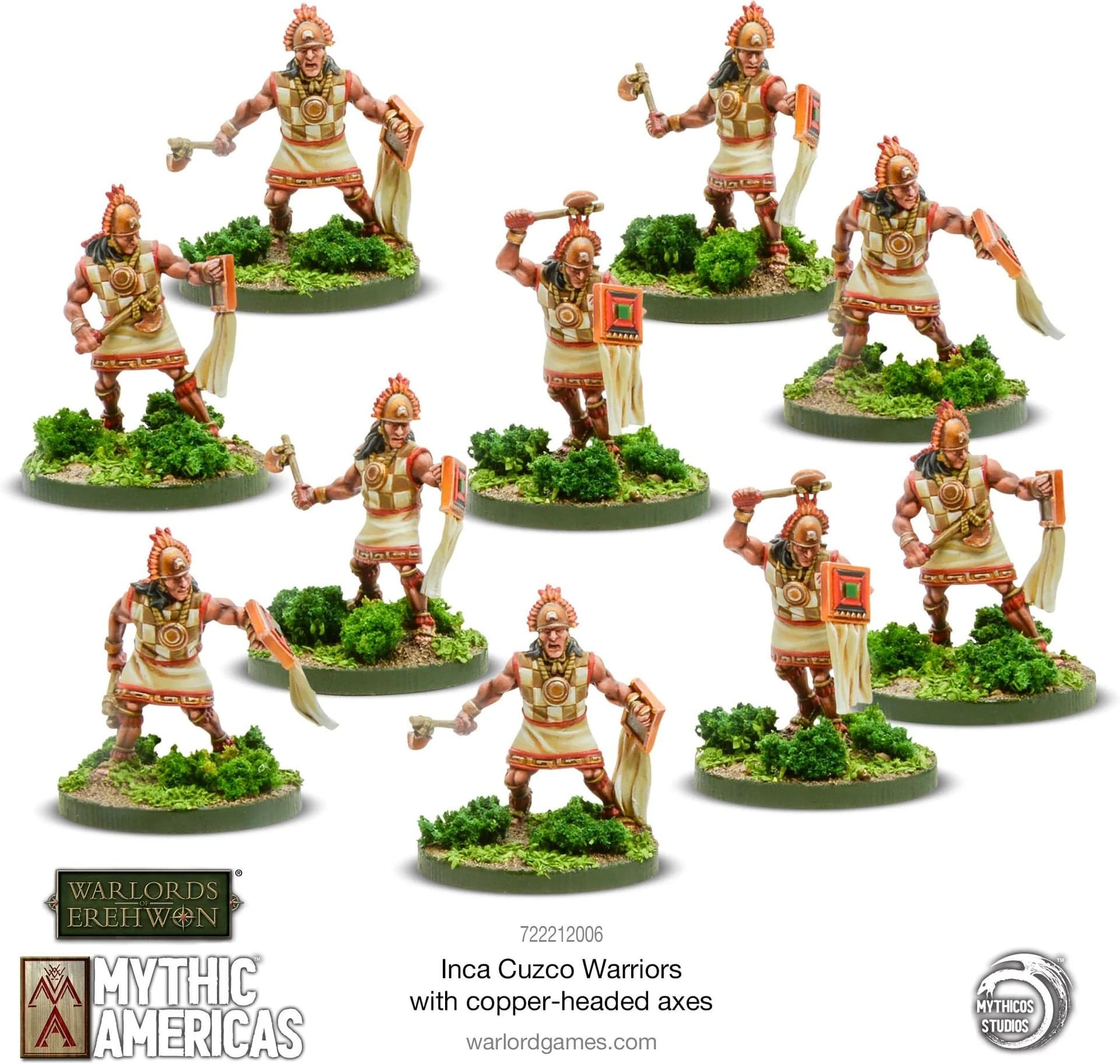 Inca: Cuzco Warriors with Copper-Headed Axes
