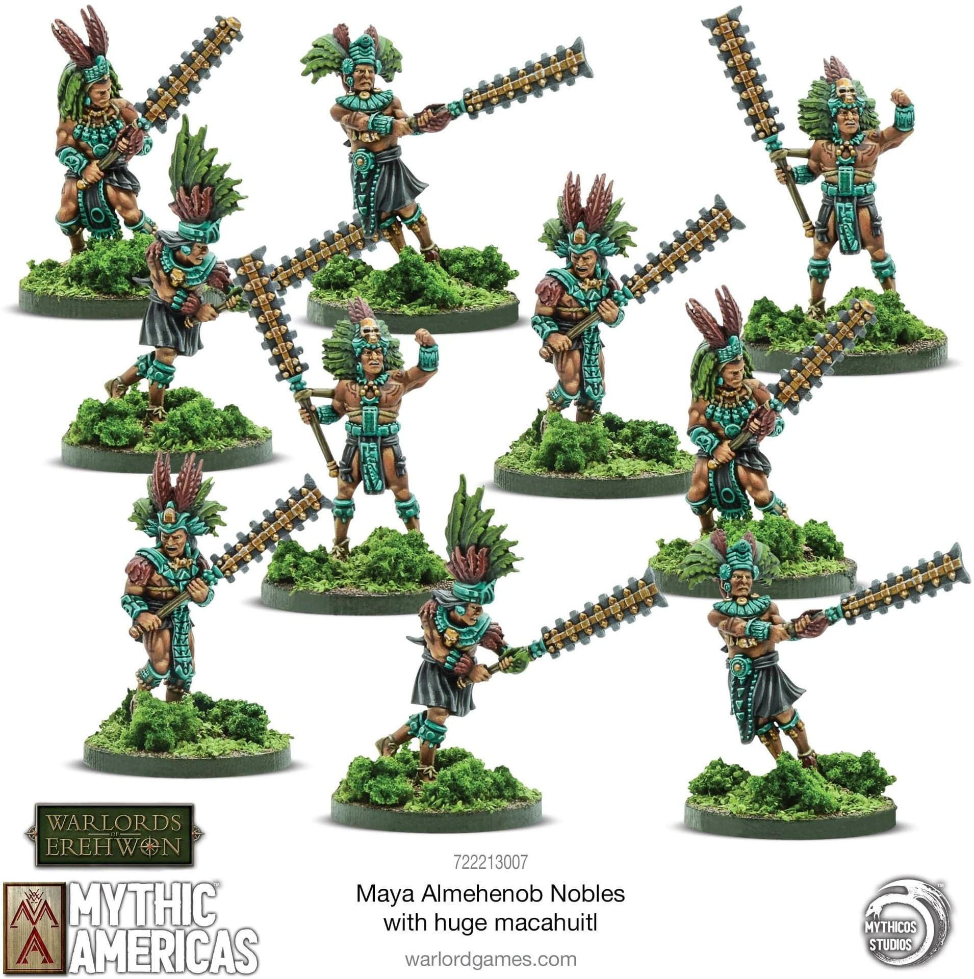 Maya: Almehenob Nobles With Huge Macuahuitl - Image 1