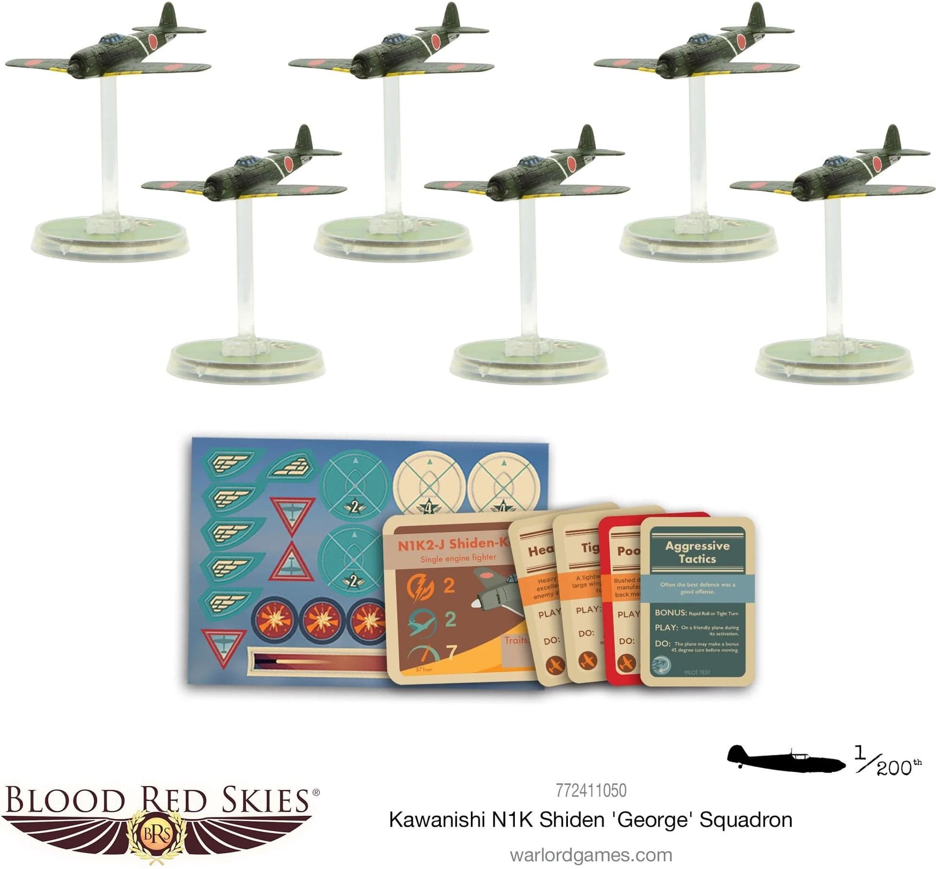 Blood Red Skies Kawanishi N1K2 Shiden-kai 'George' Squadron
