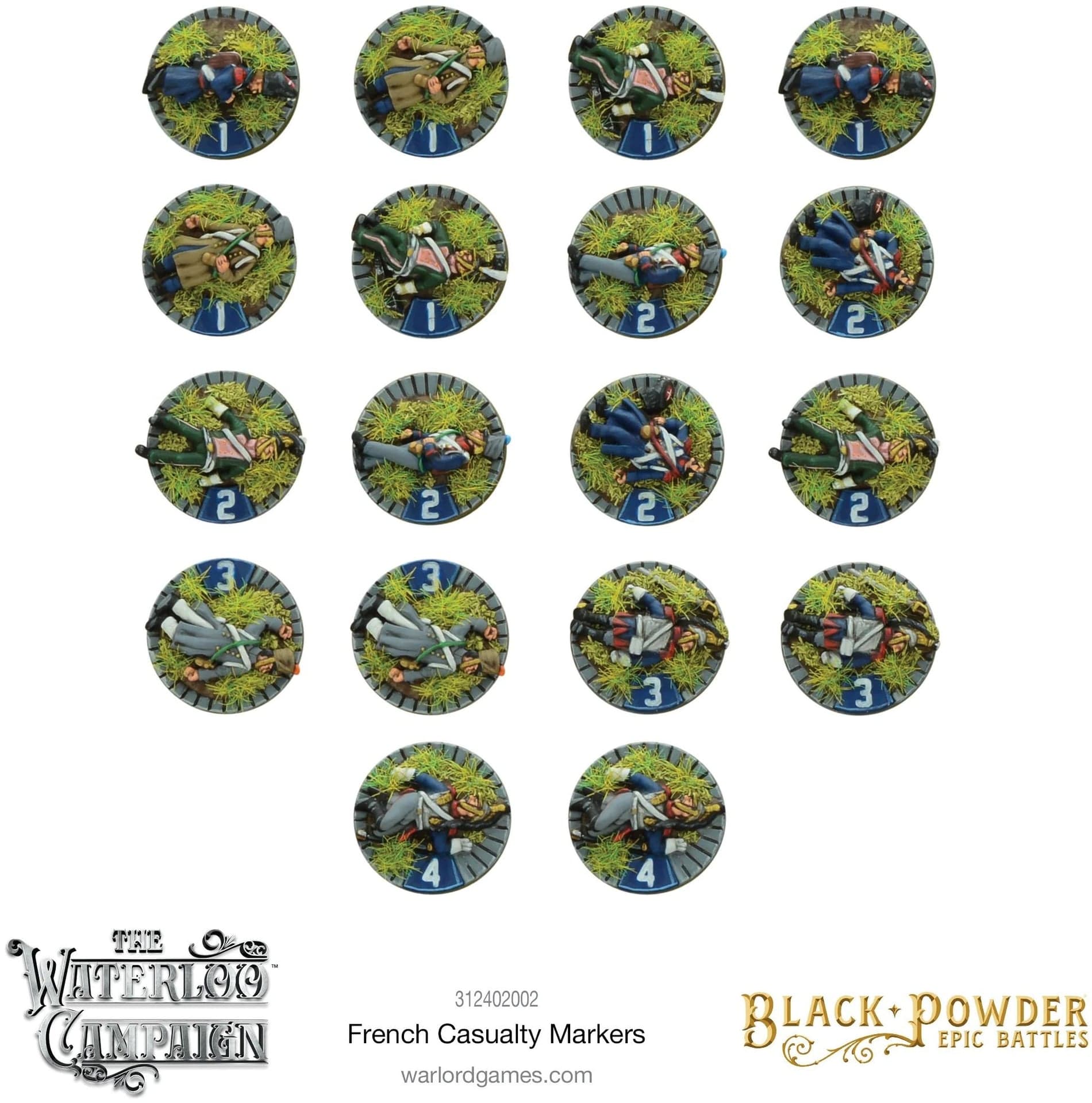 Black Powder Epic Battles: Napoleonic French Casualty Markers - Image 1