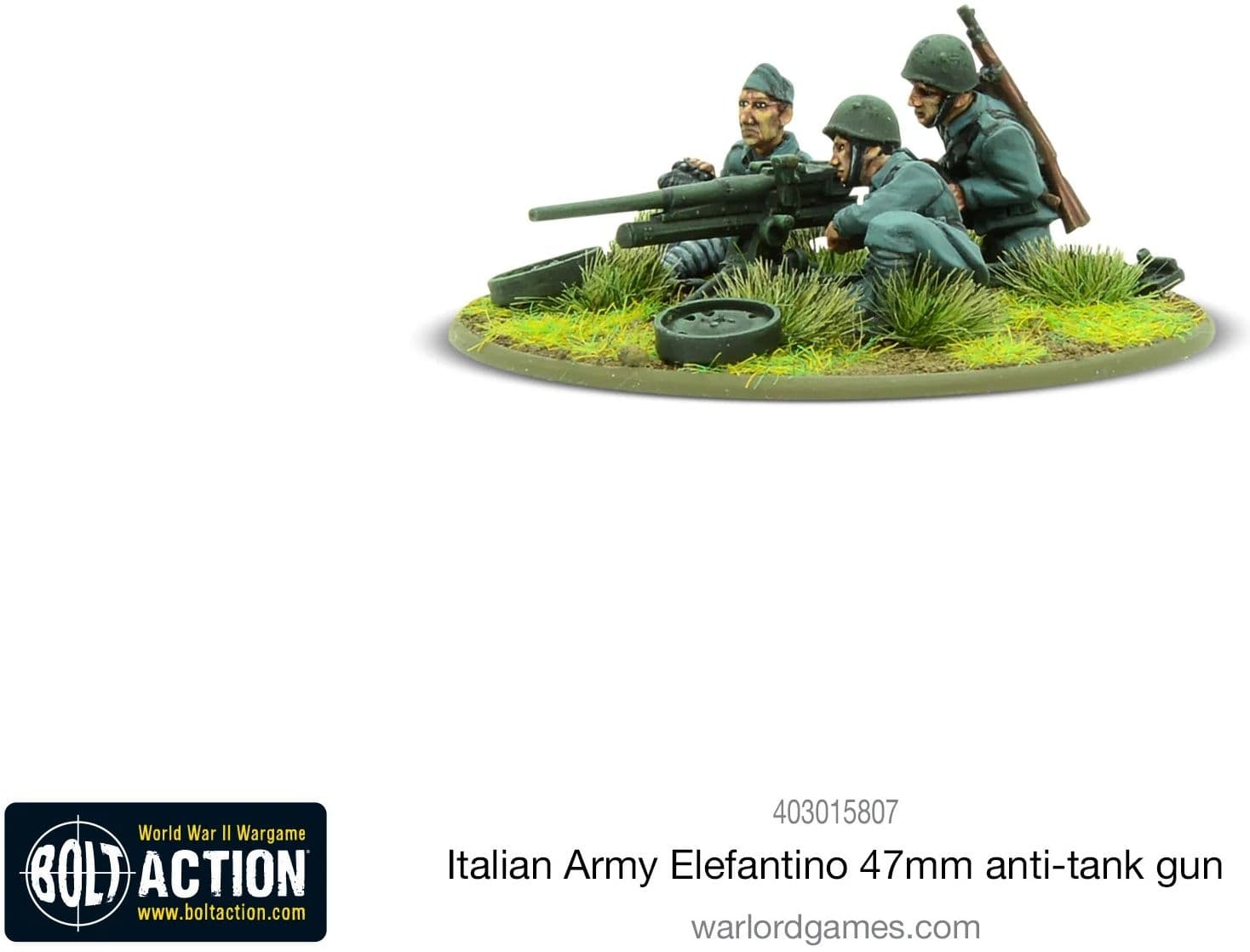Italian Army Elefantino 47mm anti-tank gun