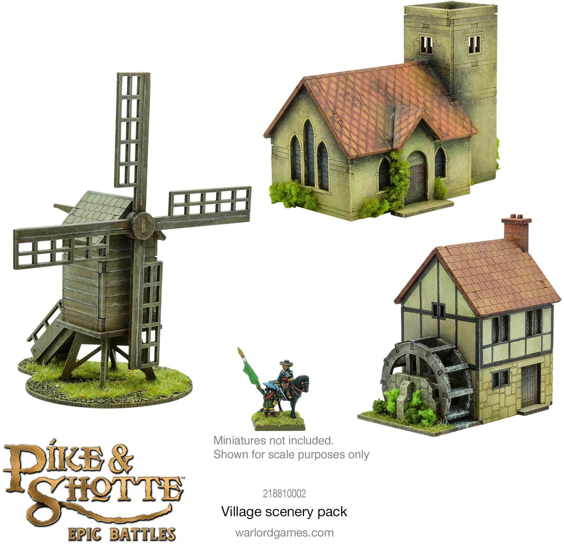 Pike & Shotte Epic Battles - Village scenery pack - Image 1