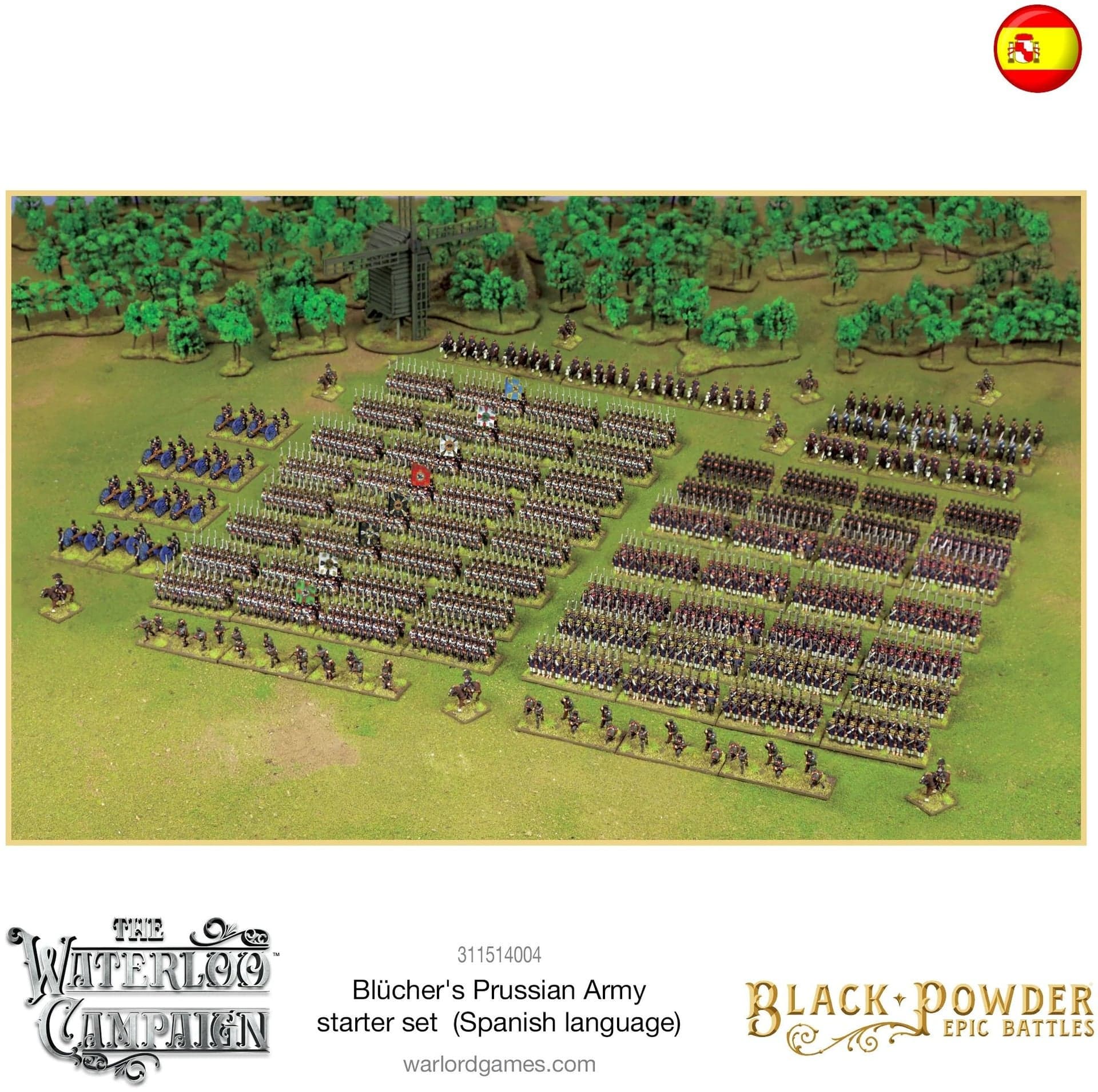 Black Powder Epic Battles Waterloo - Blucher's Prussian Army Starter Set (Spanish language) - Image 1