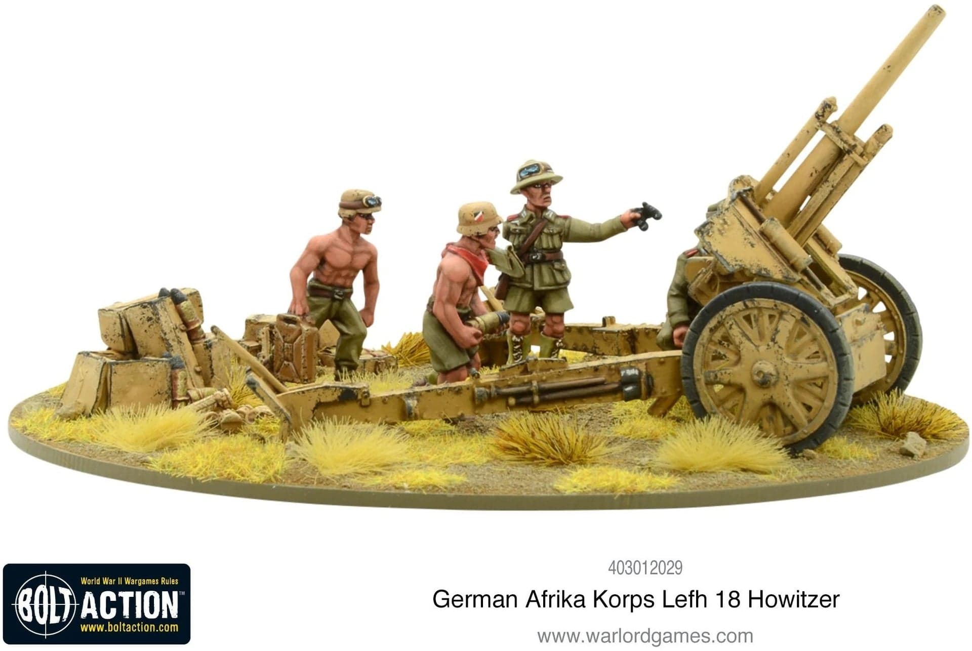Afrika Korps LeFH 18 10.5cm medium artillery - Image 1
