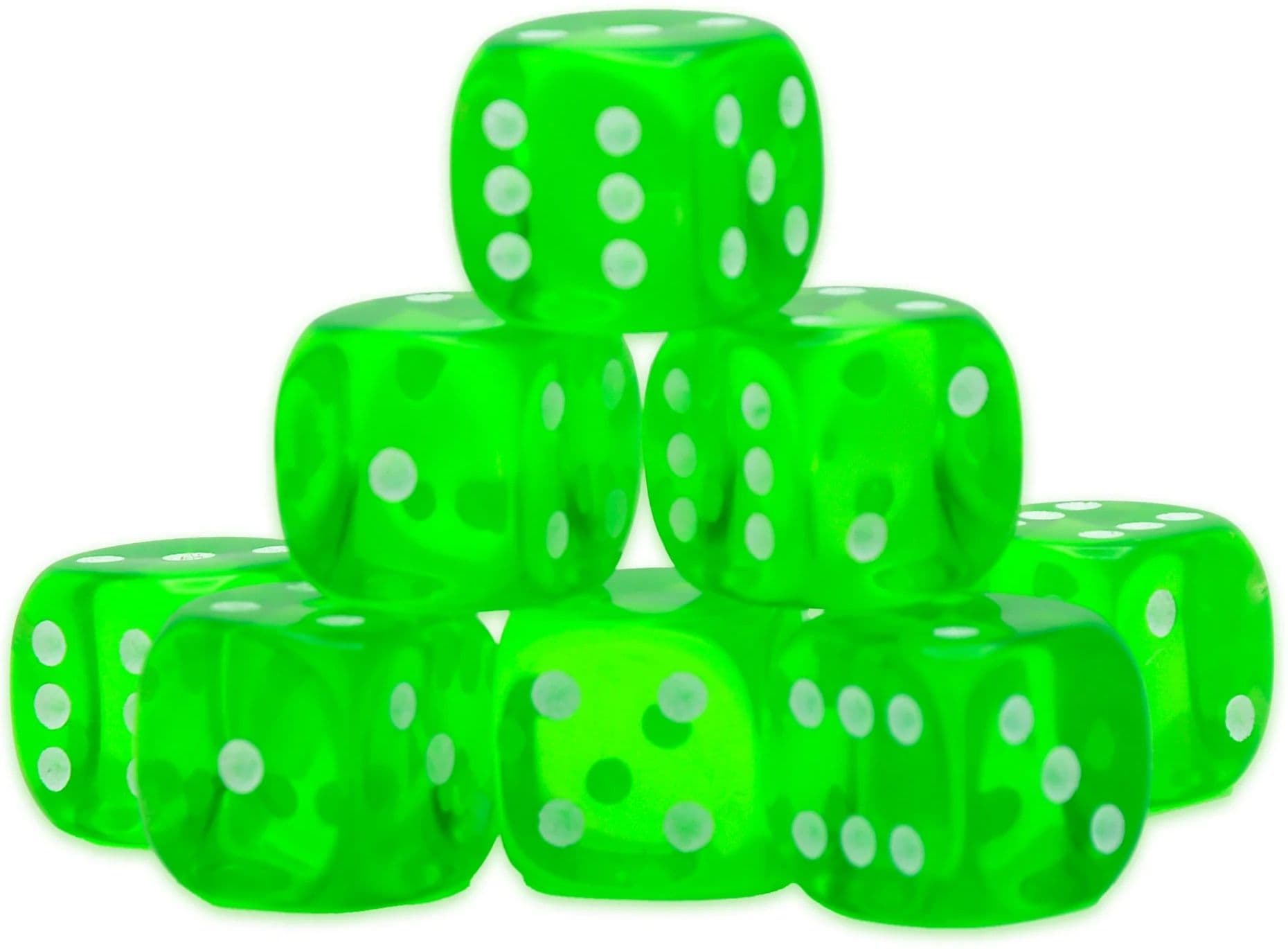 Emerald D6 Dice - Image 1