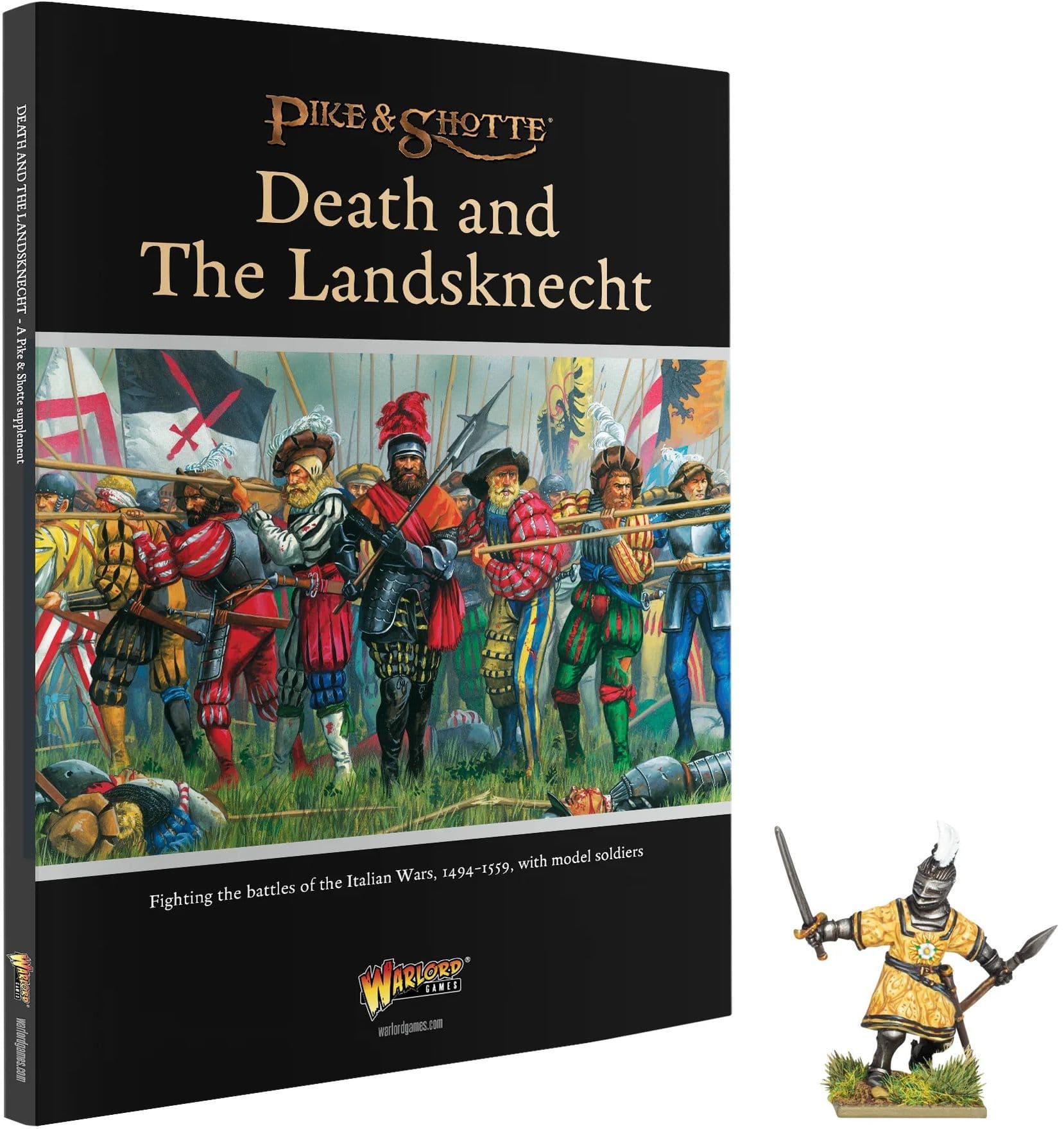Death & the Landsknecht - Pike & Shotte Supplement with Richard de la Pole special miniature