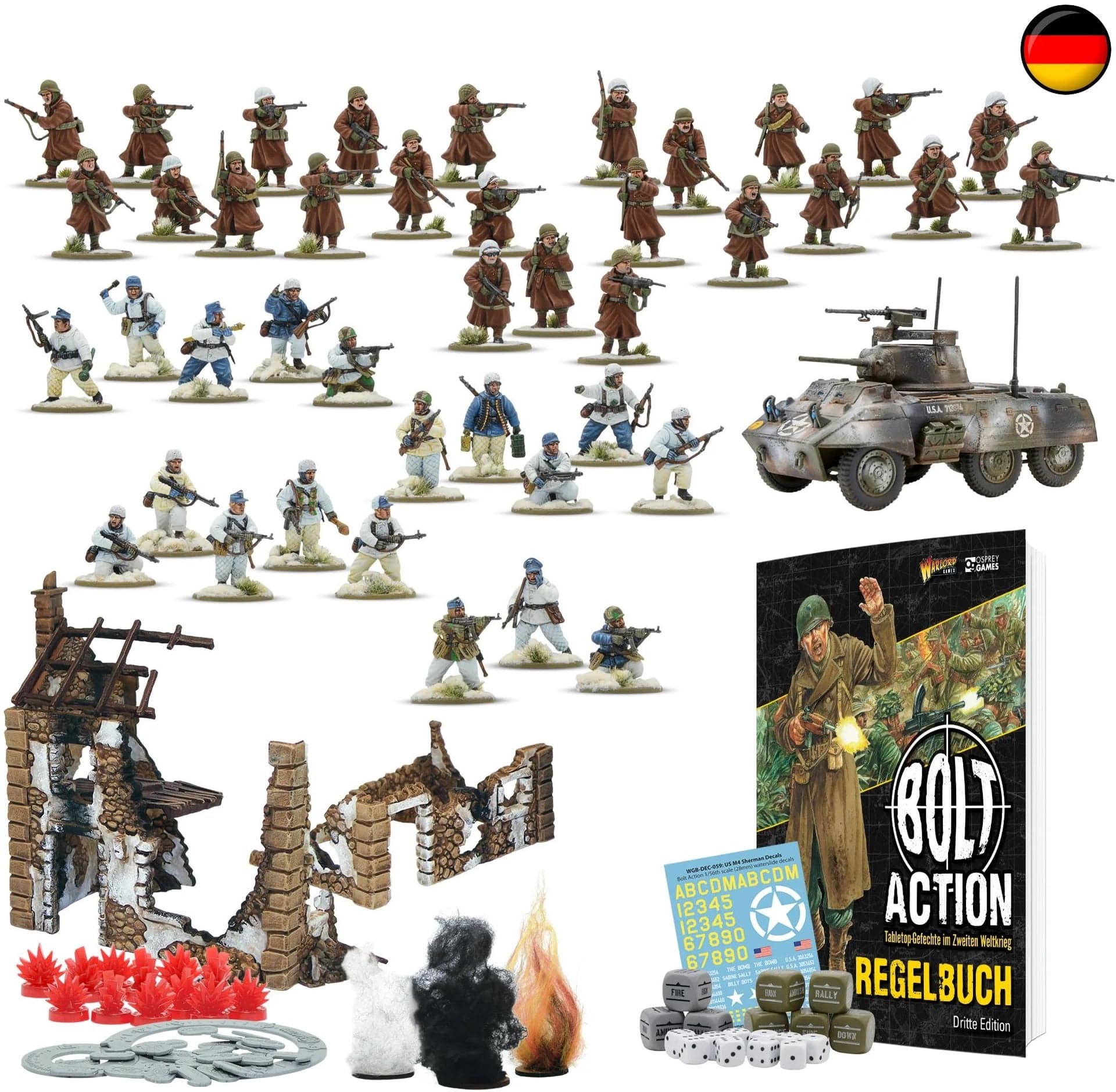 Battle of the Bulge - German Language Bolt Action: Third Edition Starter Set