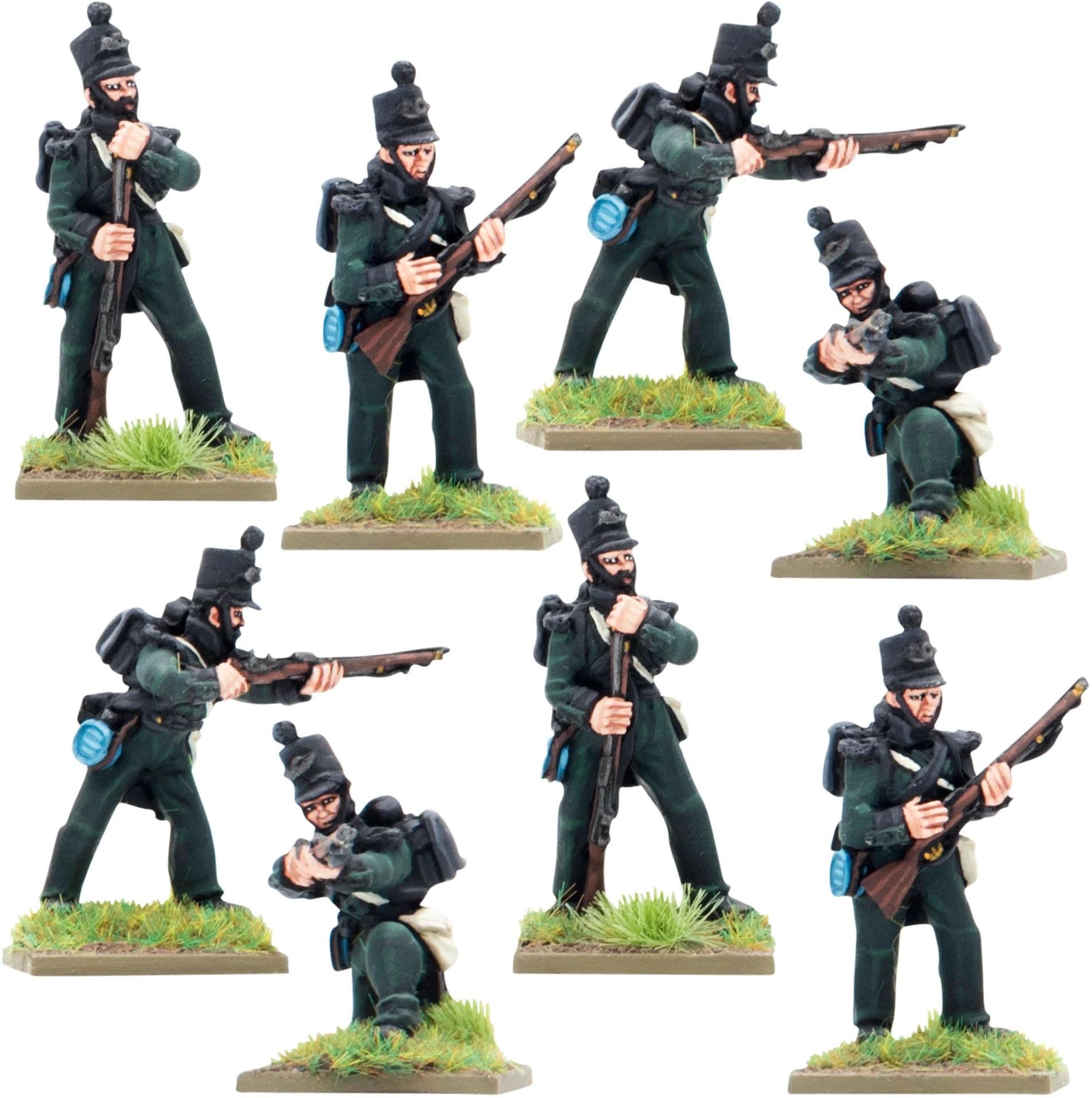 Crimean War British Rifle Brigade in shakos