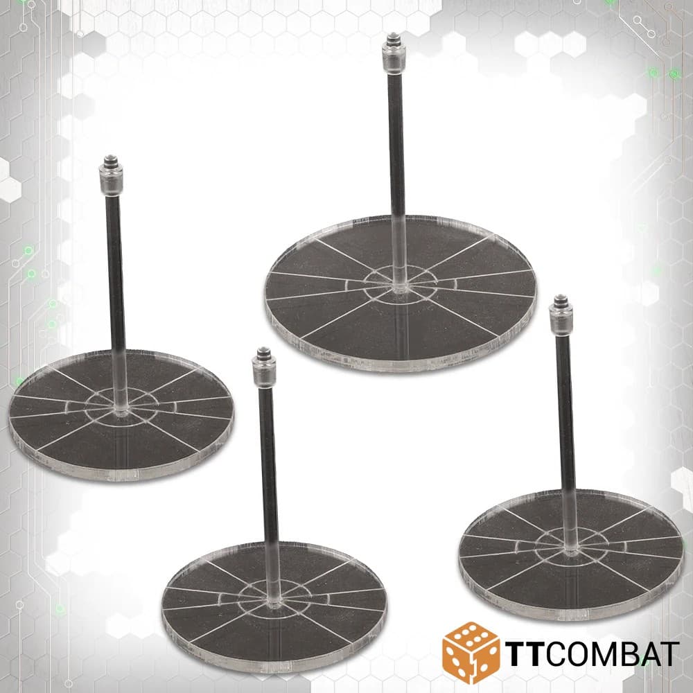 Dropfleet Commander Heavy Clear Base Pack - Image 1