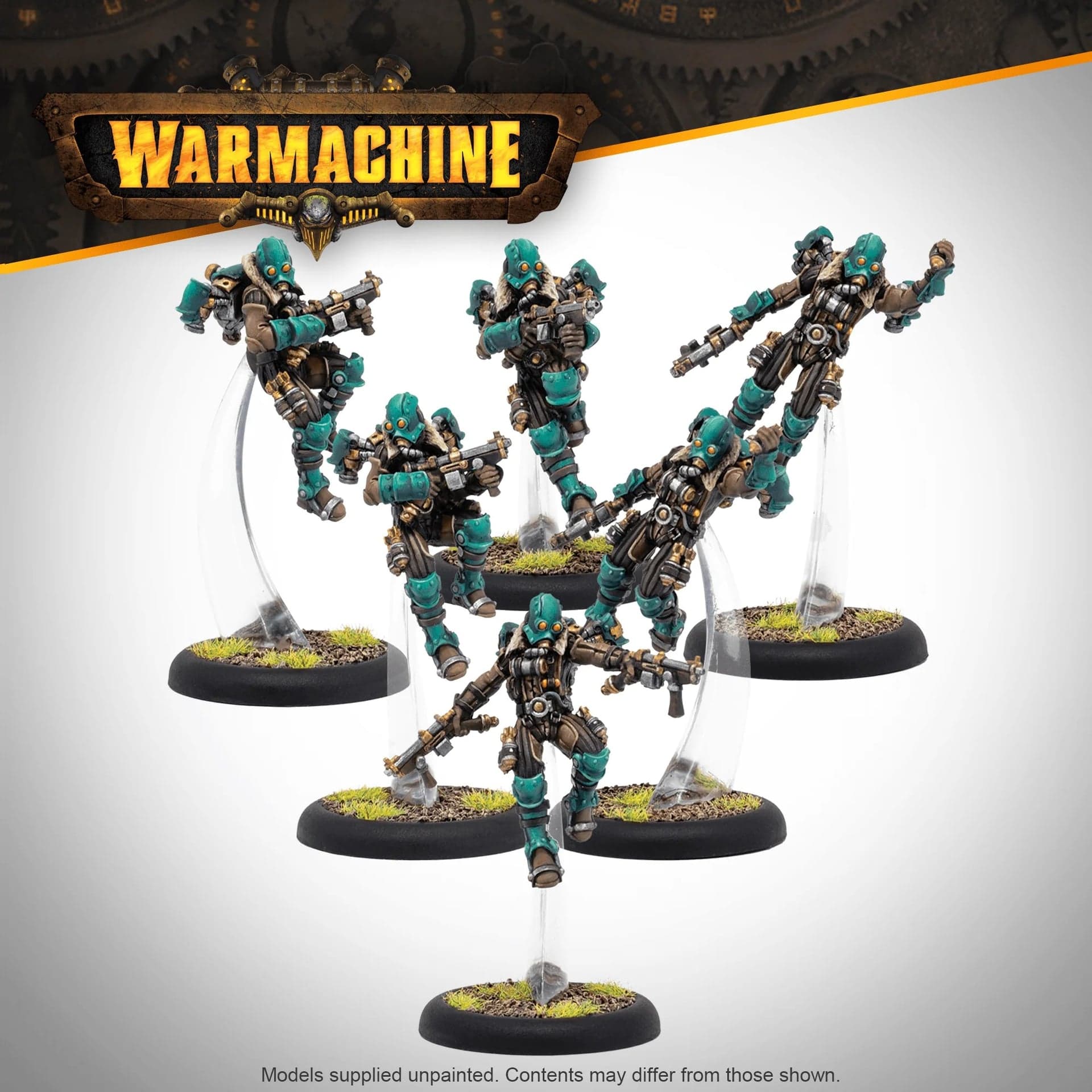 Warmachine: Crucible Guard Rocketmen & Rocketman Captain - Image 1