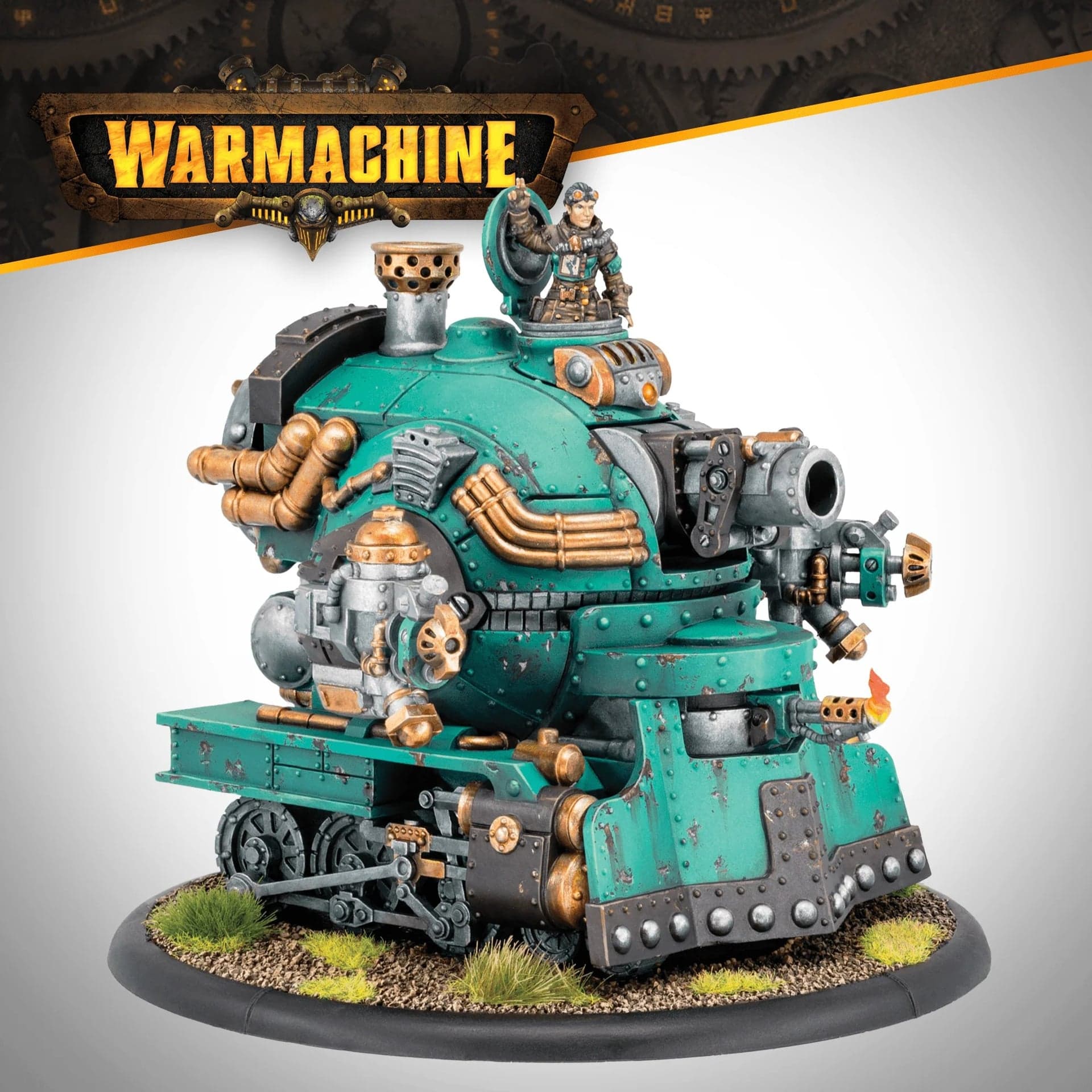 Warmachine: Crucible Guard Captain Eira Mackay & Railless Interceptor - Image 1