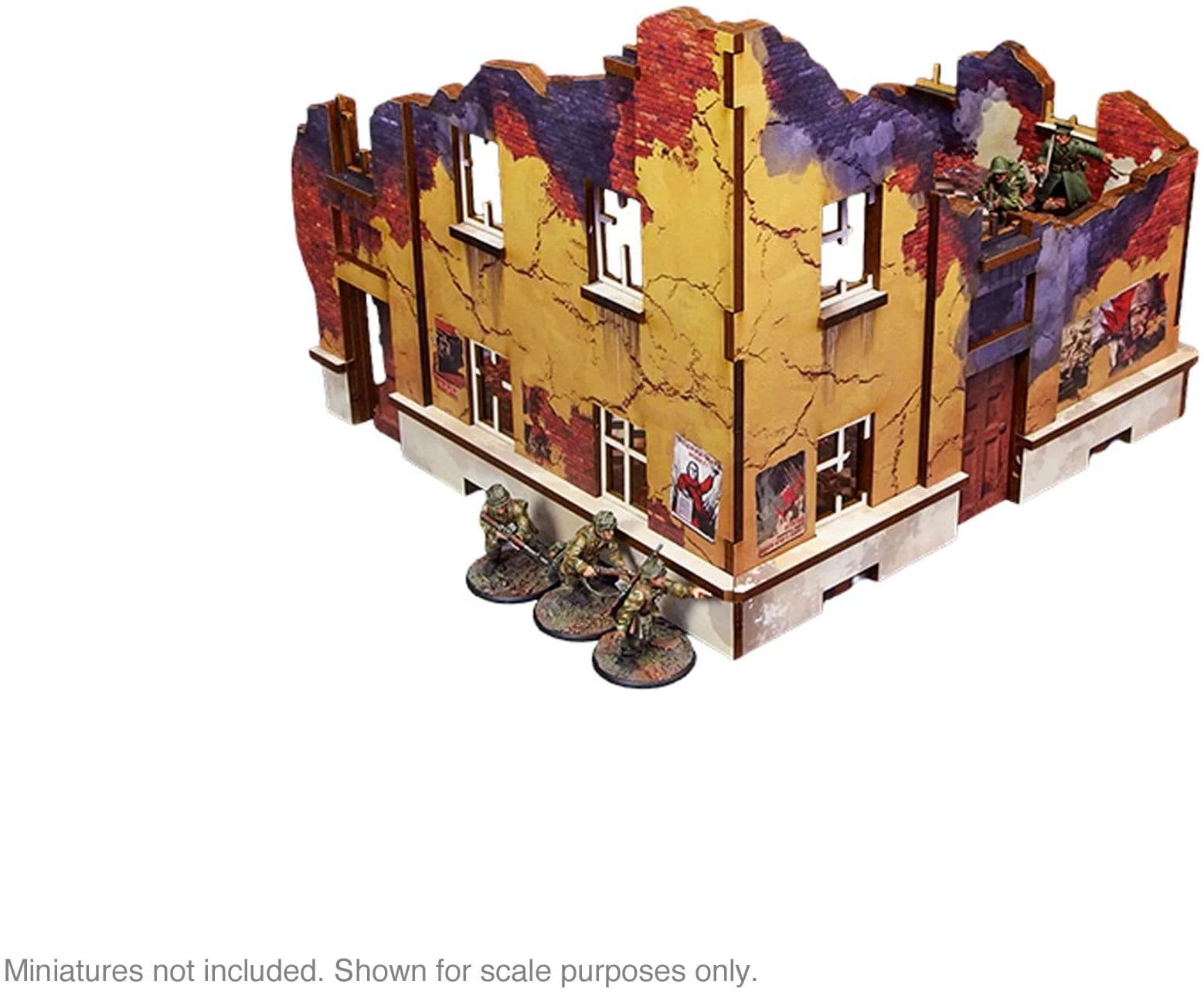 Pre-Painted WW2 Ostfront Stalingrad School Right (with 3rd floor) - Image 1