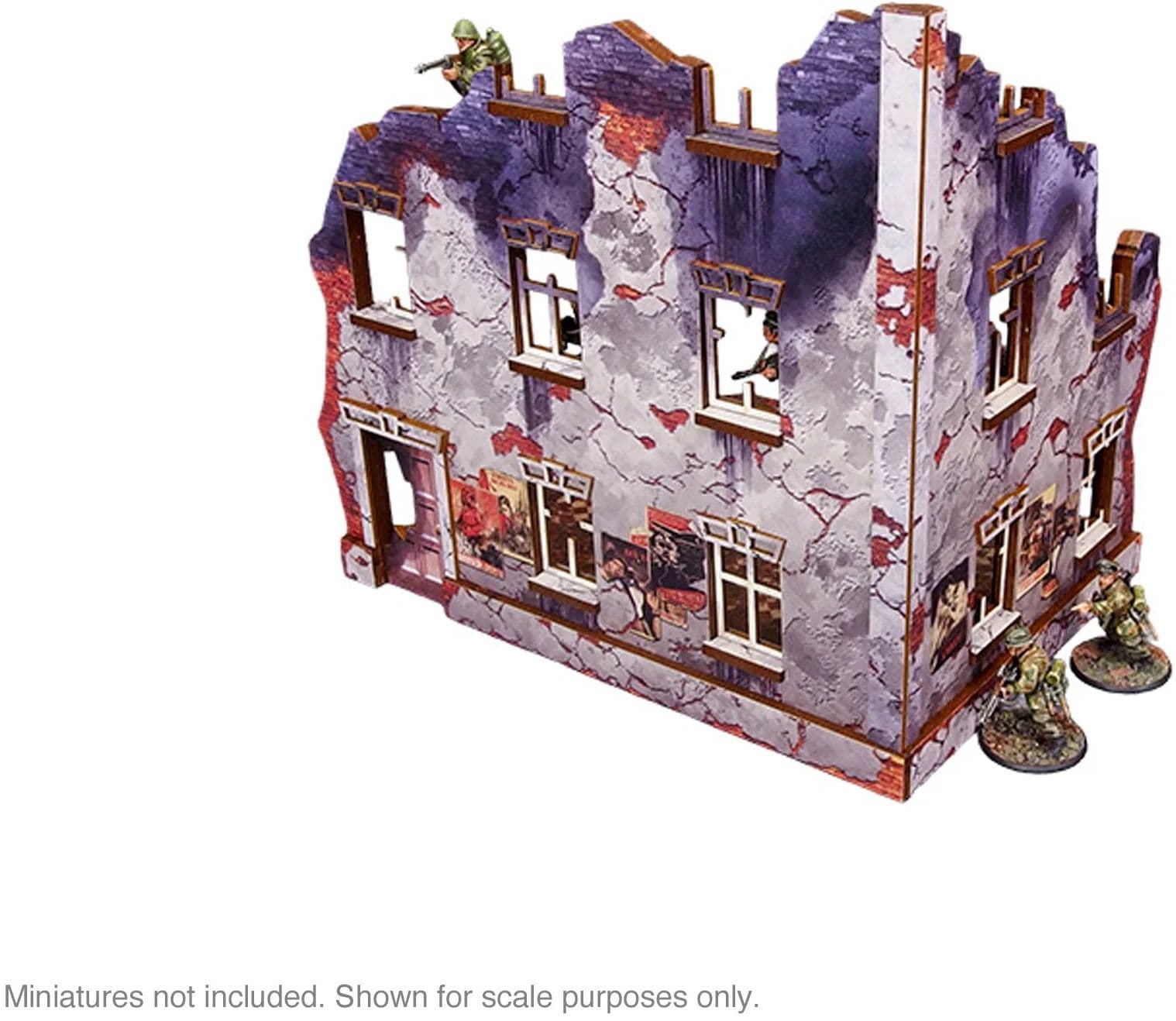 Pre-Painted WW2 Ostfront Stalingrad Univermag Left (with 3rd floor) - Image 1