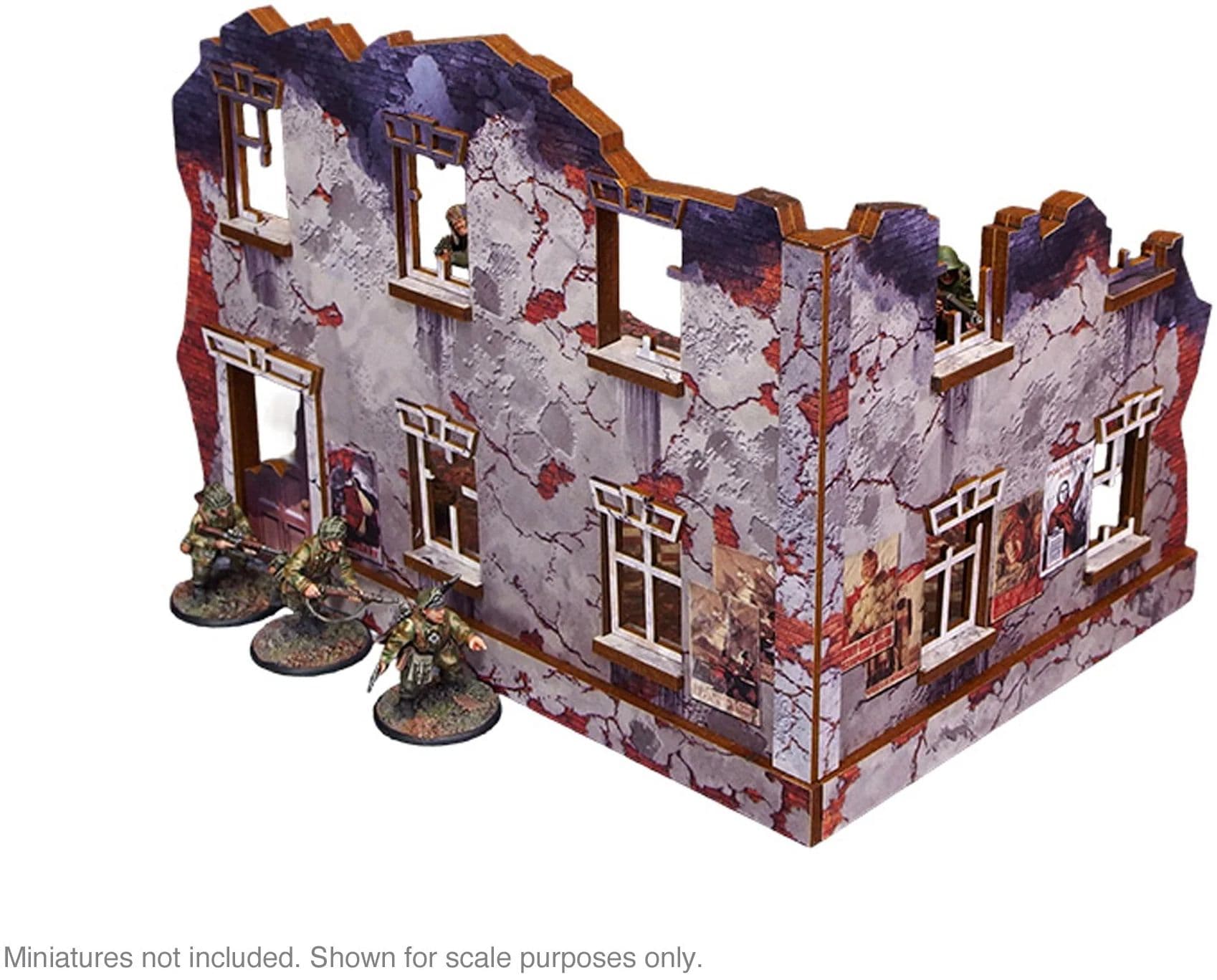 Pre-Painted WW2 Ostfront Stalingrad Univermag Right
