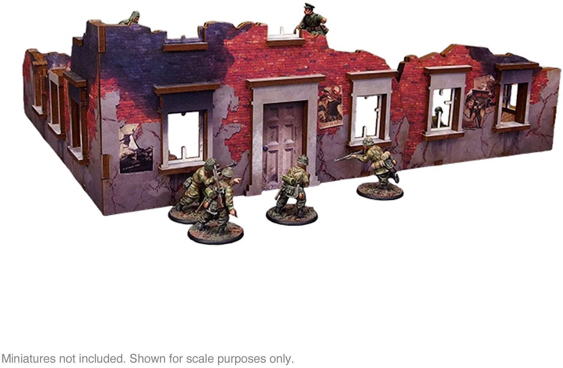 Pre-Painted WW2 Ostfront Stalingrad Ruined Building - Image 1