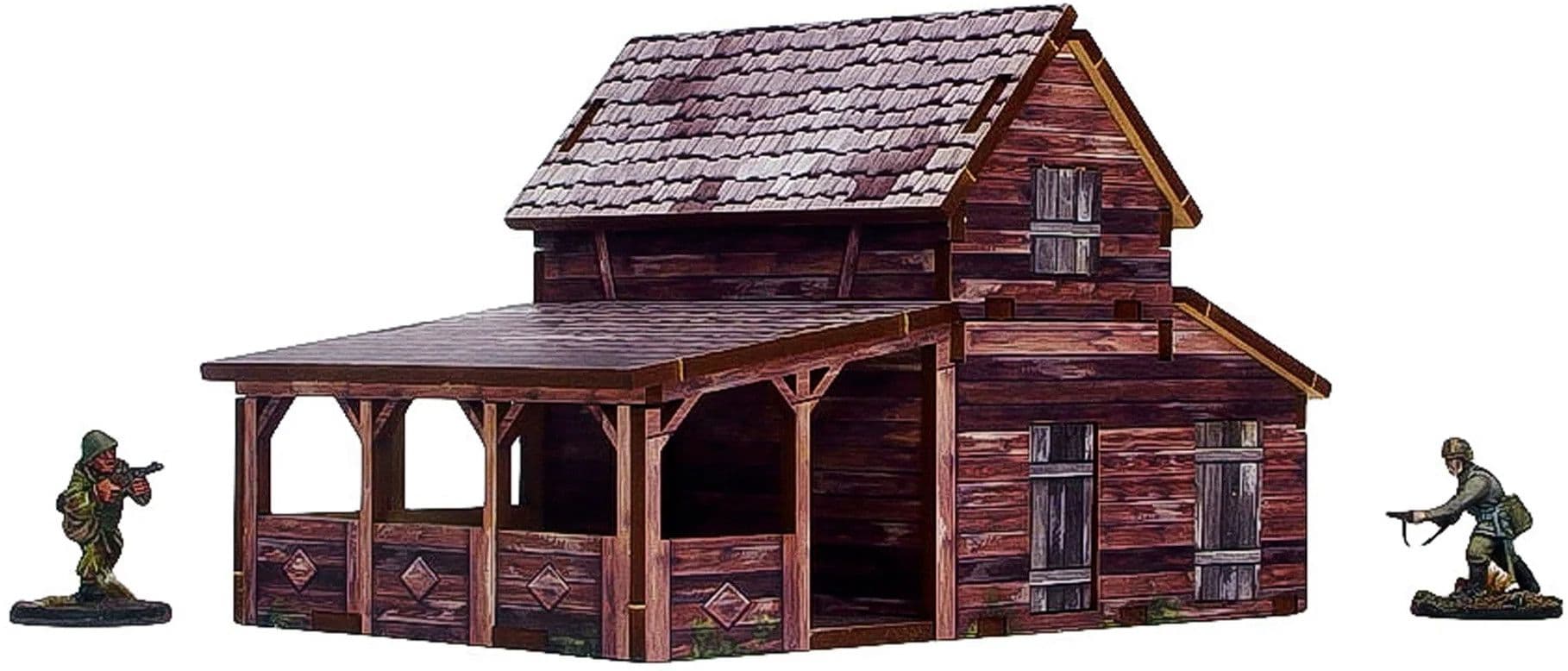 Pre-Painted WW2 Ostfront Village Workshop
