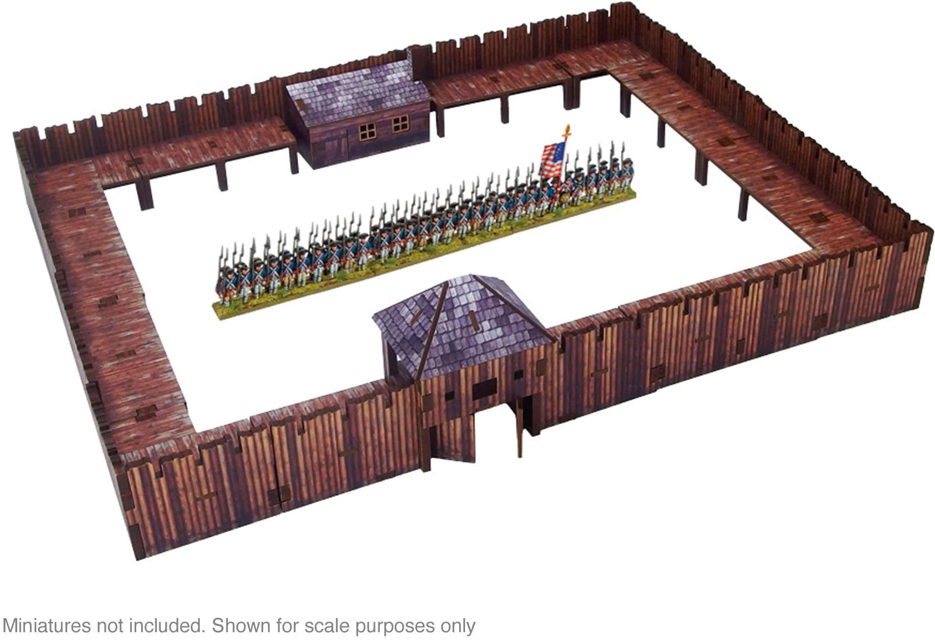 Pre-Painted American Fort (Epic Battles Scale)