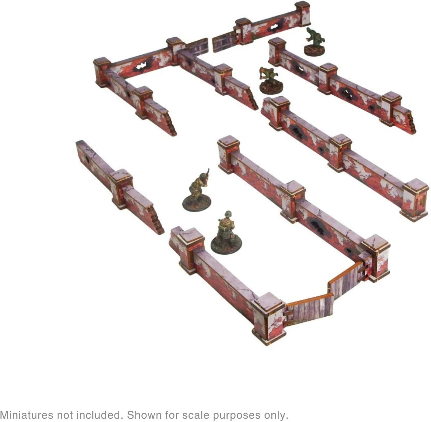 Pre-Painted WW2 Ostfront Stalingrad Walls Low
