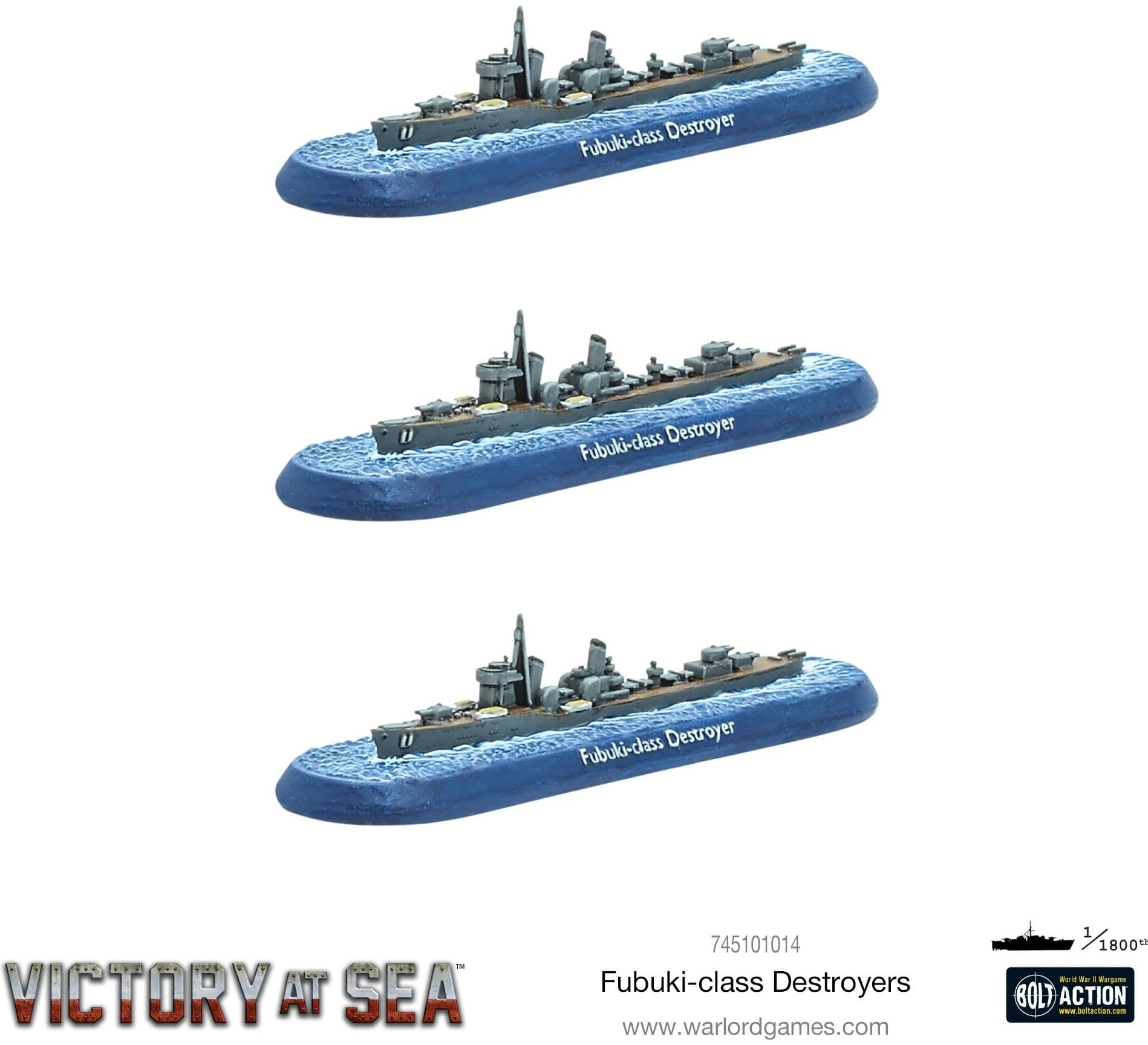 Victory at Sea Fubuki-class Destroyers - Image 1