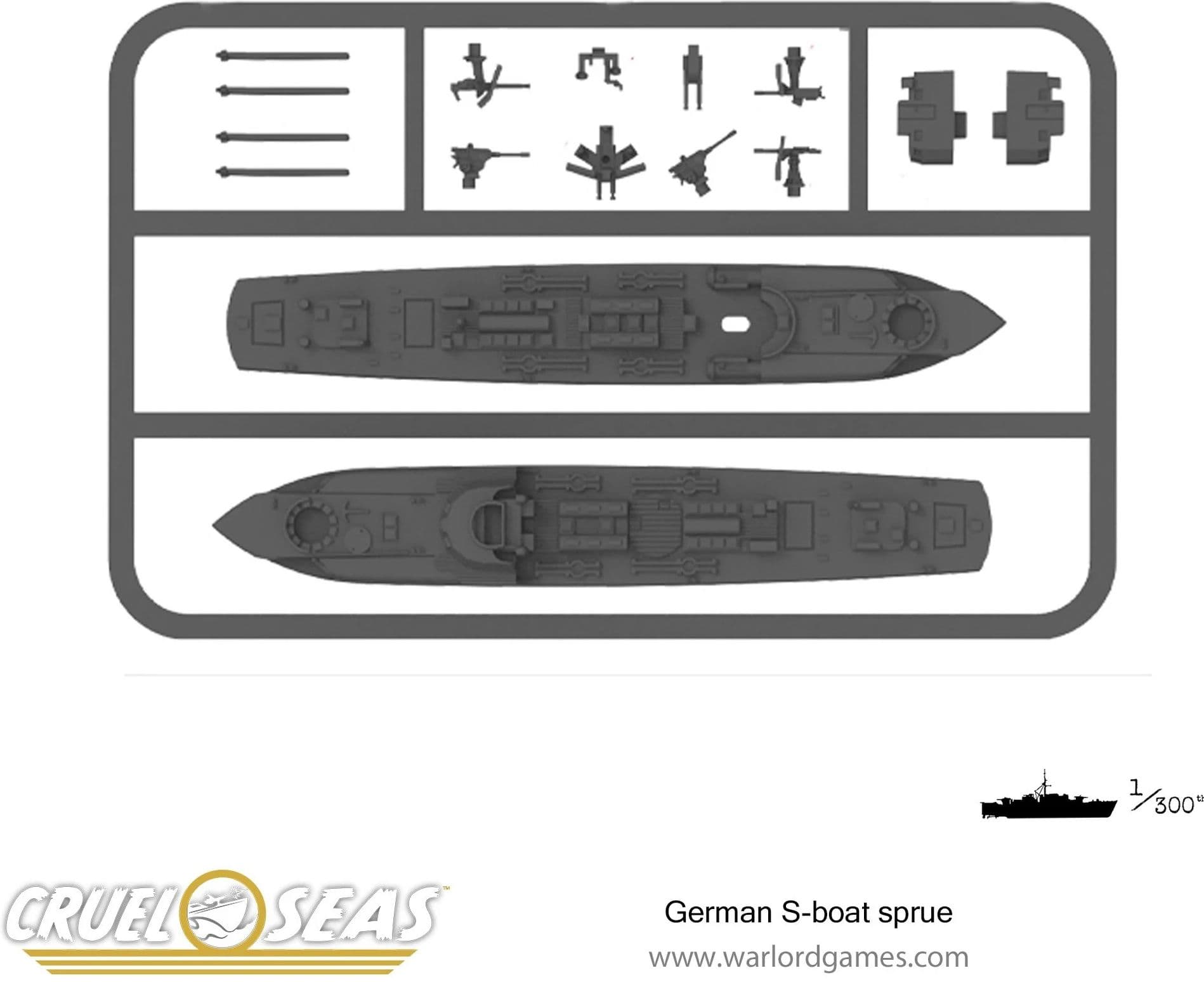 German S-boat sprue - Image 1