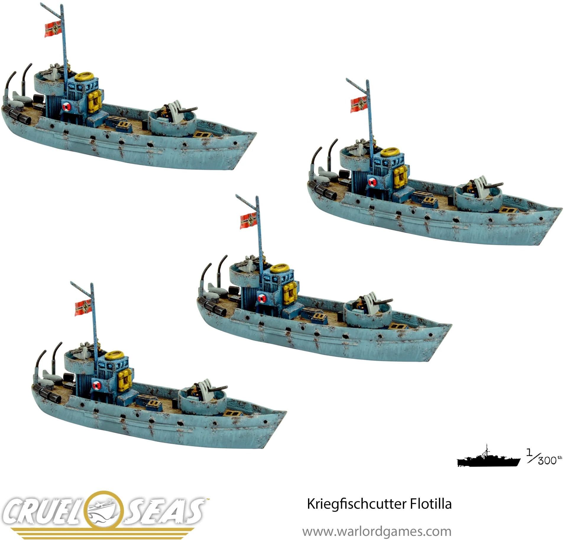 Cruel Seas: Kriegsfischkutter Flotilla - Image 1