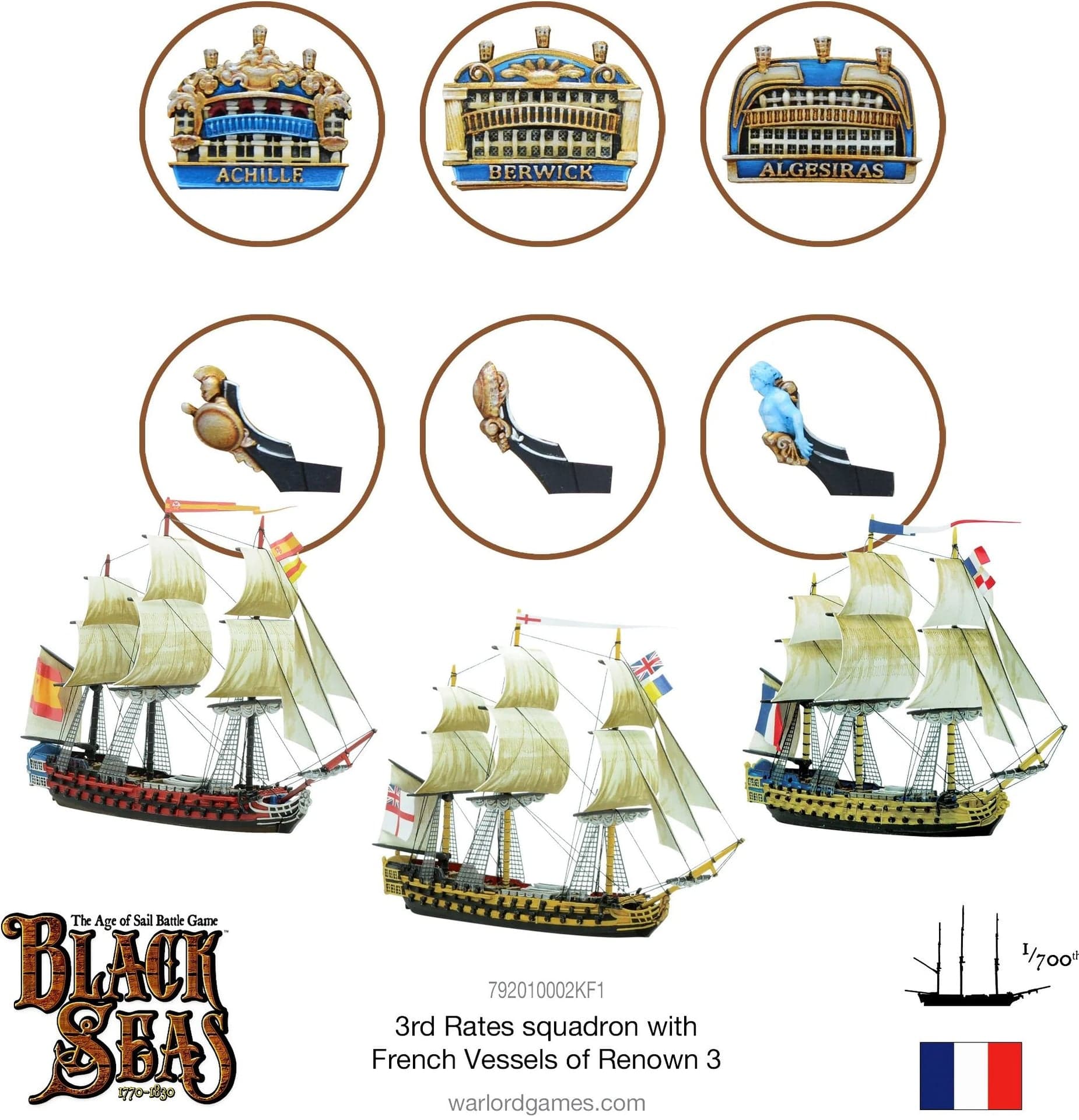 3rd Rates Squadron with French Vessels of Renown 3 - Image 1