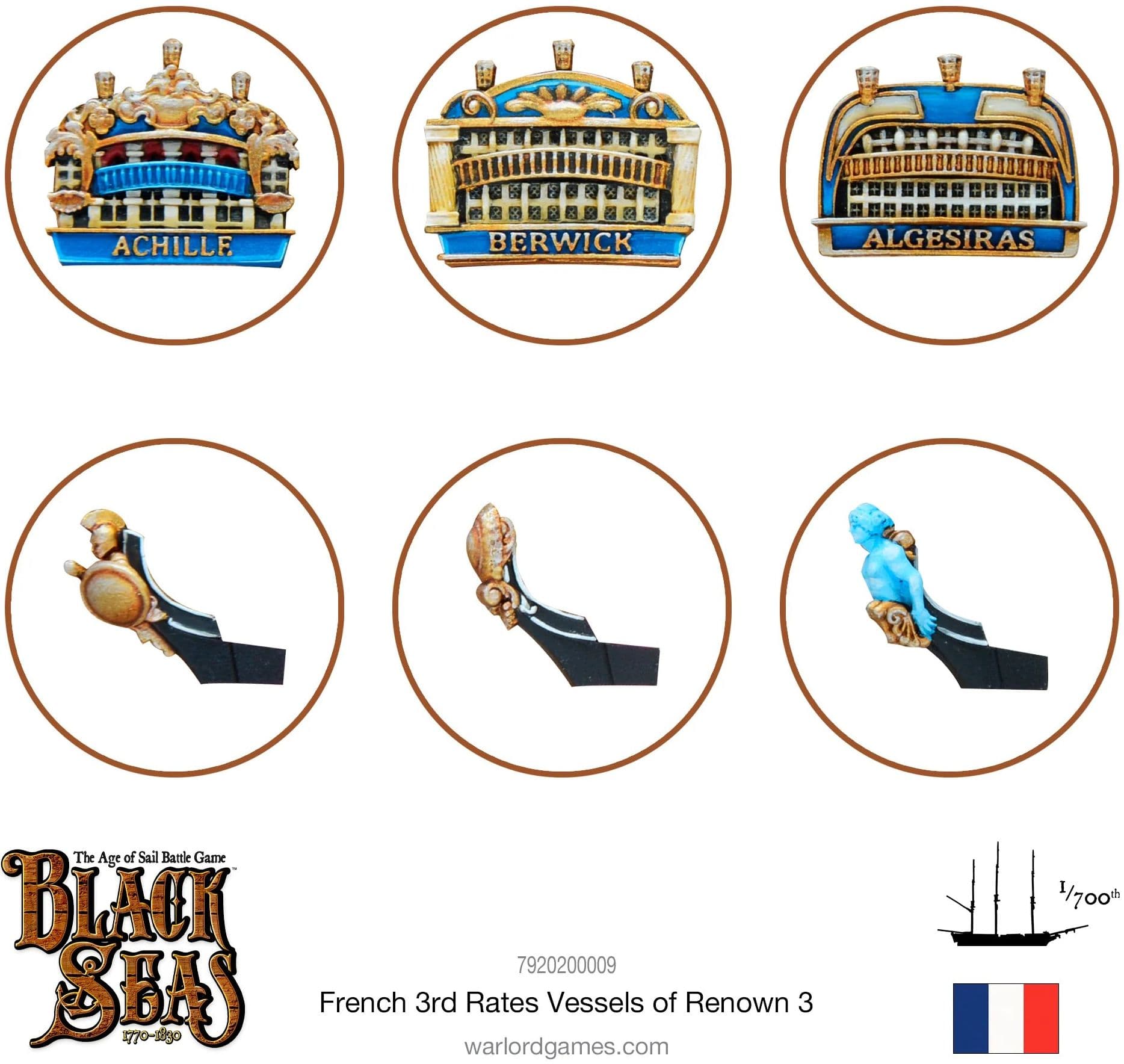 French 3rd Rates Named ships Pack 3 - Image 1