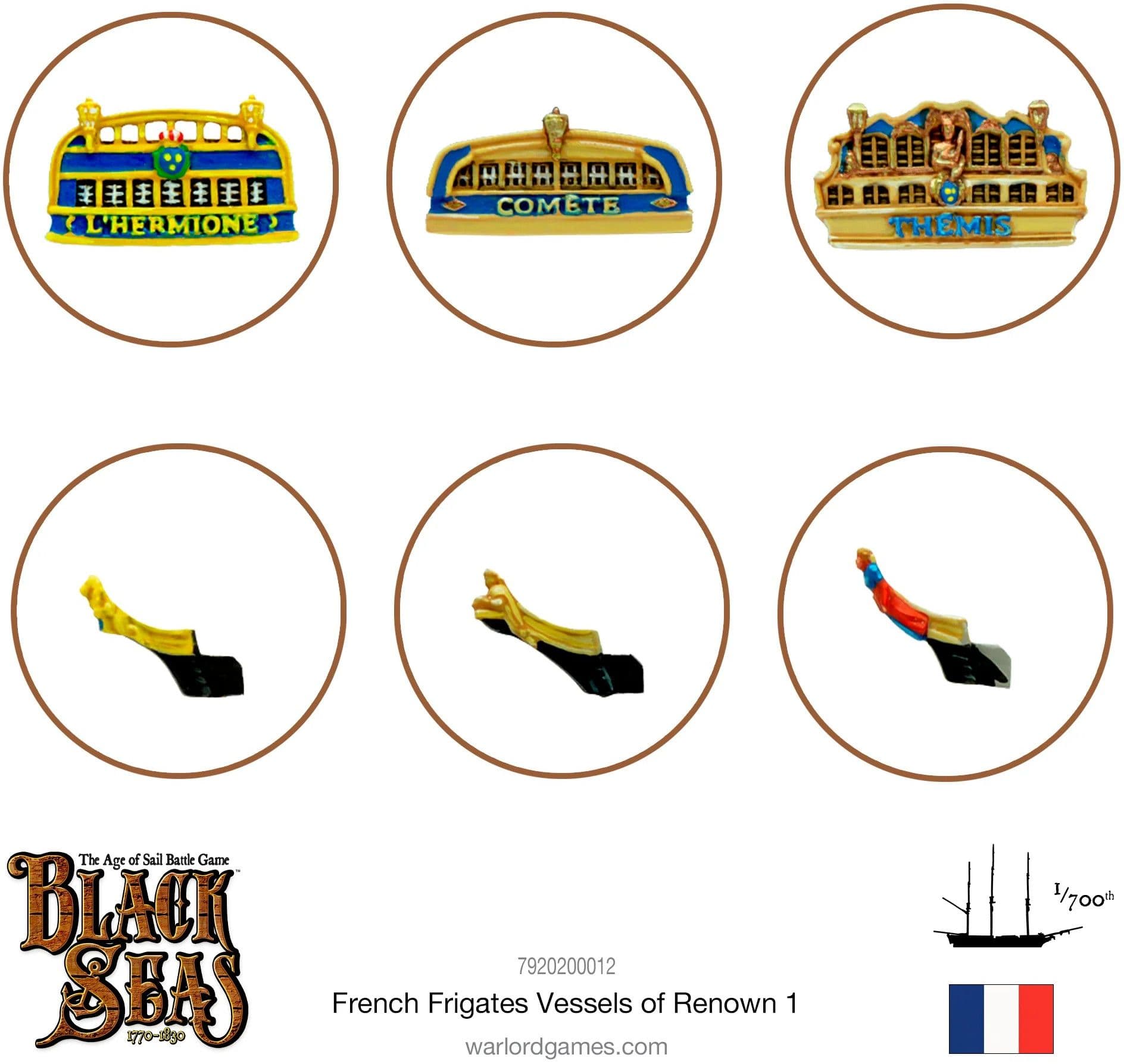 French Frigates Named ships Pack 1 - Image 1