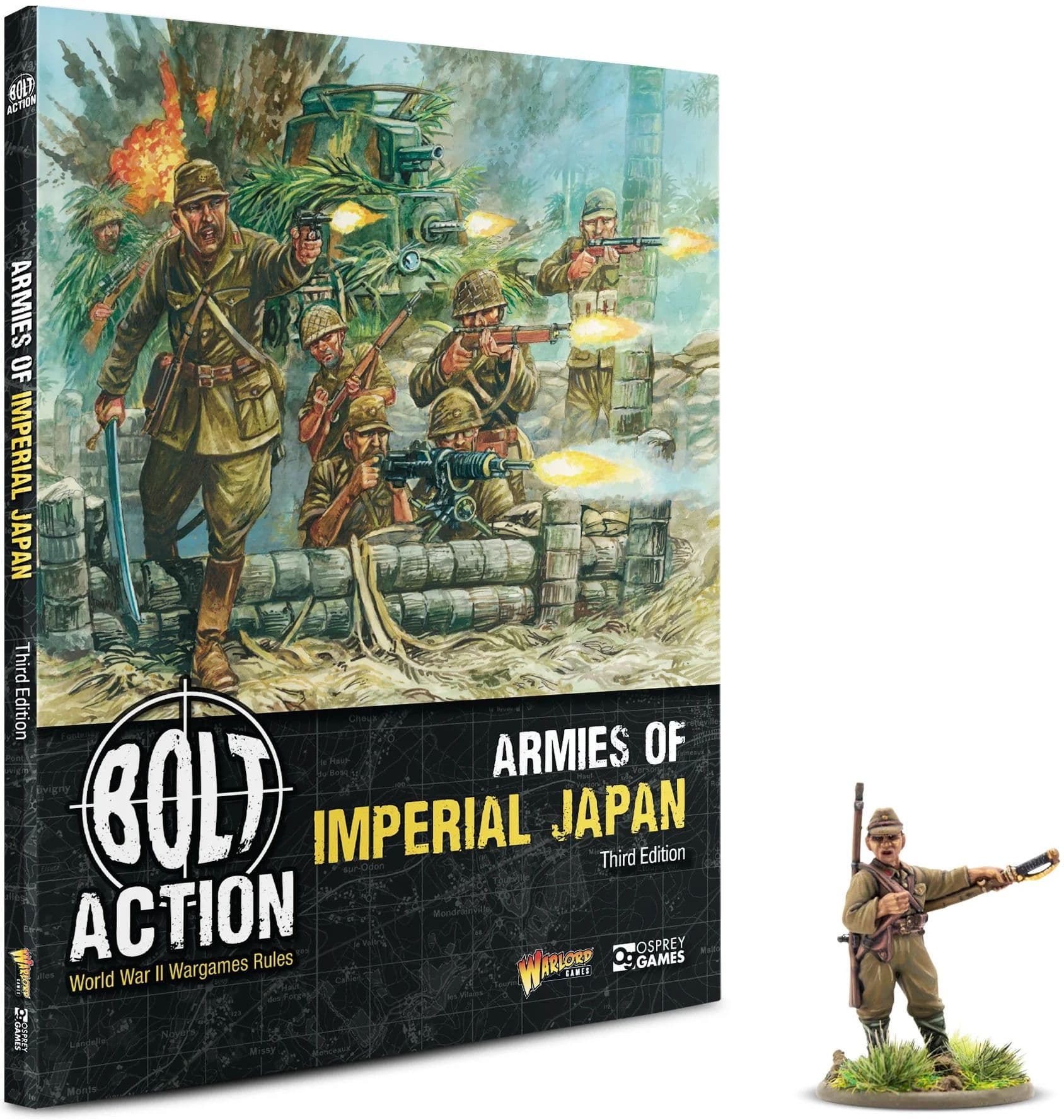 Armies of Imperial Japan with 'Into the Jungle' (Hiroo Onoda) book miniature