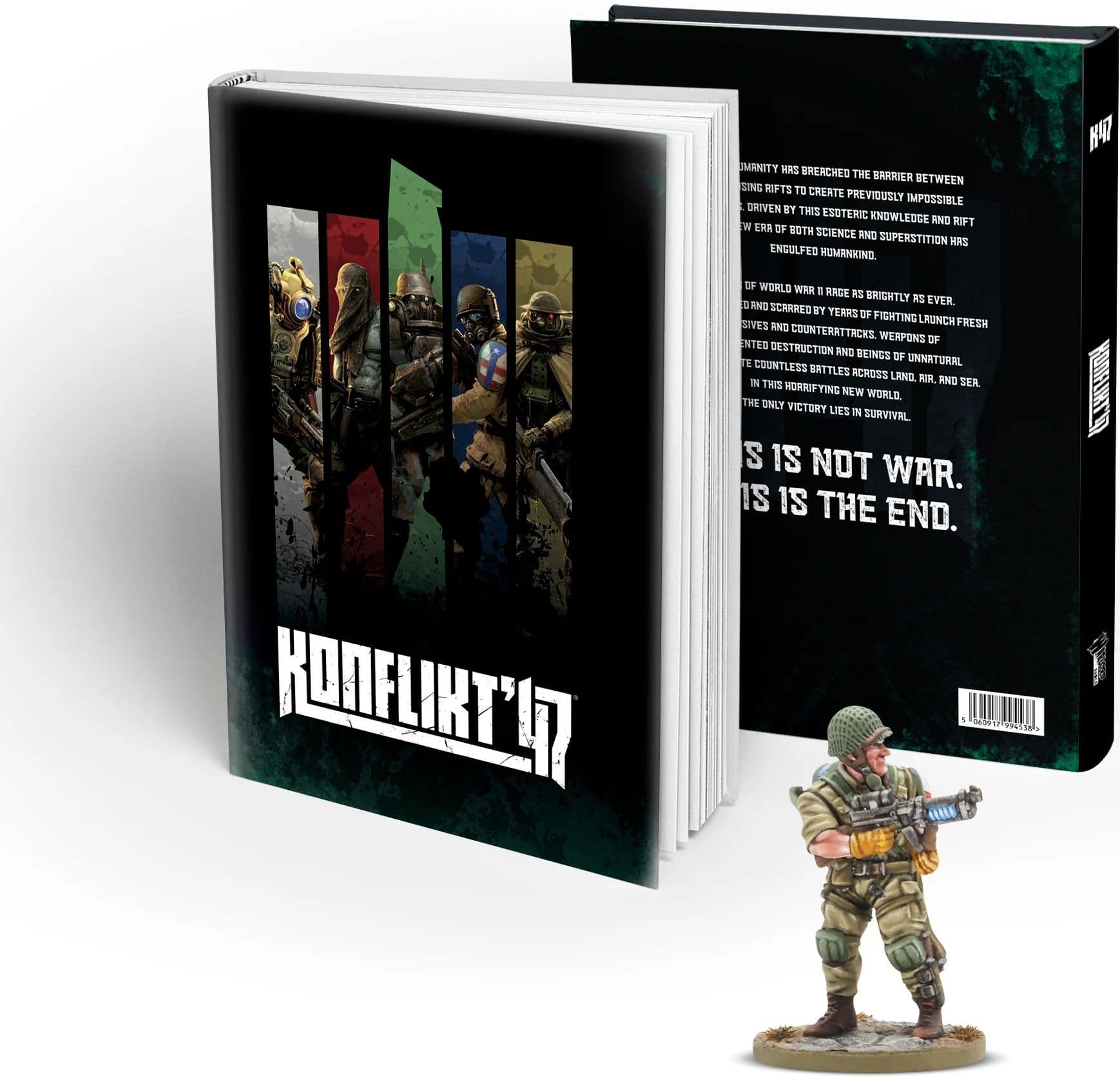 Konflikt '47 Rulebook with special miniature