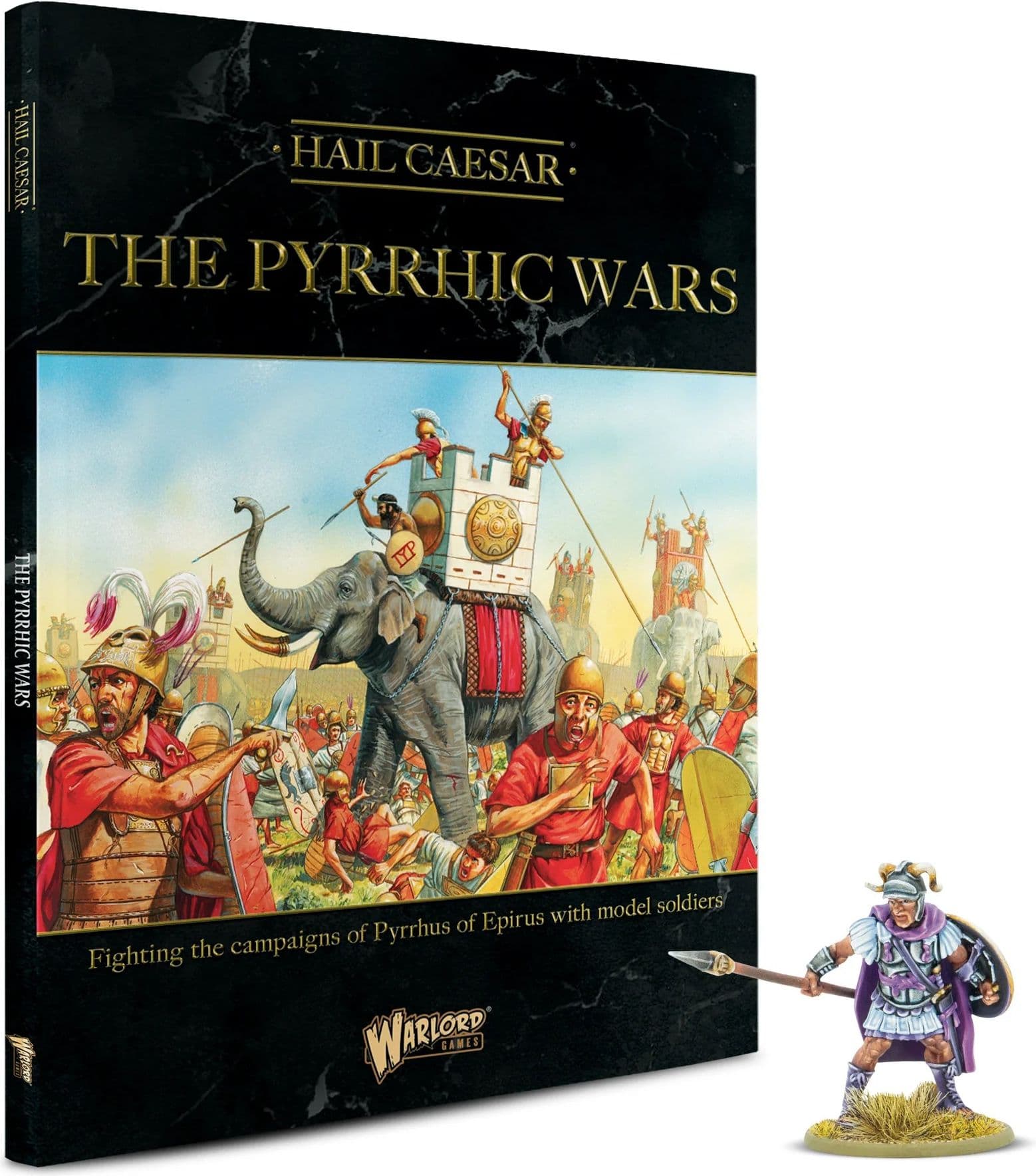 The Pyrrhic Wars - Hail Caesar supplement with Pyrrhus on foot book miniature - Image 1