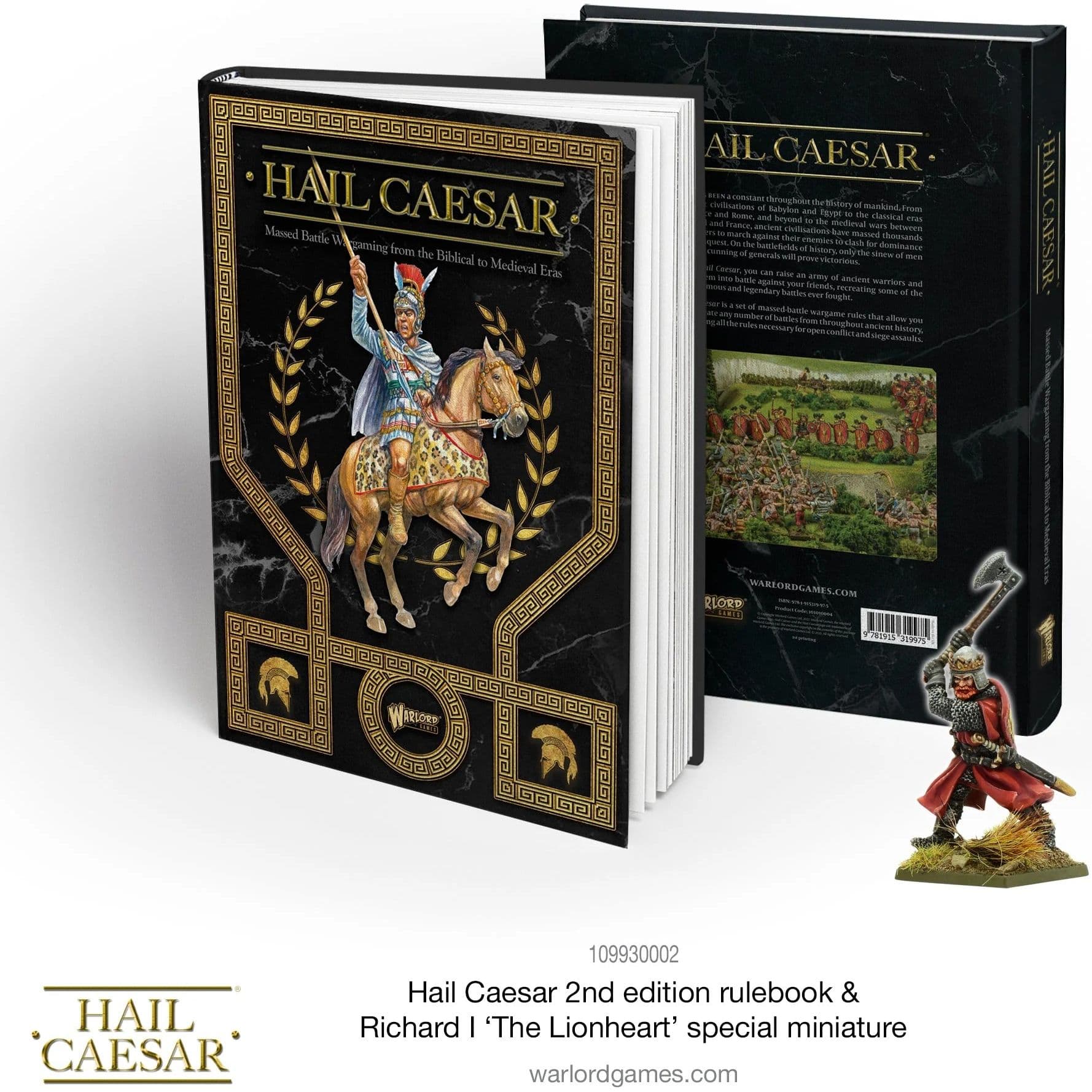 Hail Caesar rulebook (2nd edition) & Richard I, The Lionheart special figure