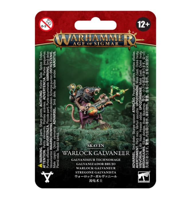 Age of Sigmar Skaven Warlock Galvaneer - Image 1